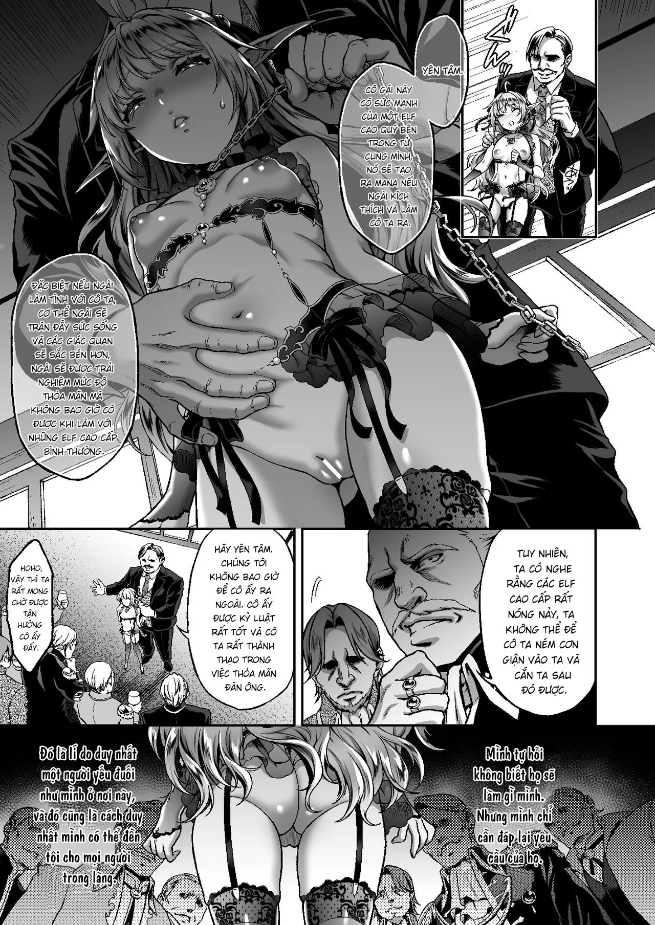 HentaiVN.net - Ảnh 3 - Nàng Elf bán Hoa dưới ánh hoàng hôn [Tasogare no Shou Elf 6] - Chap 6