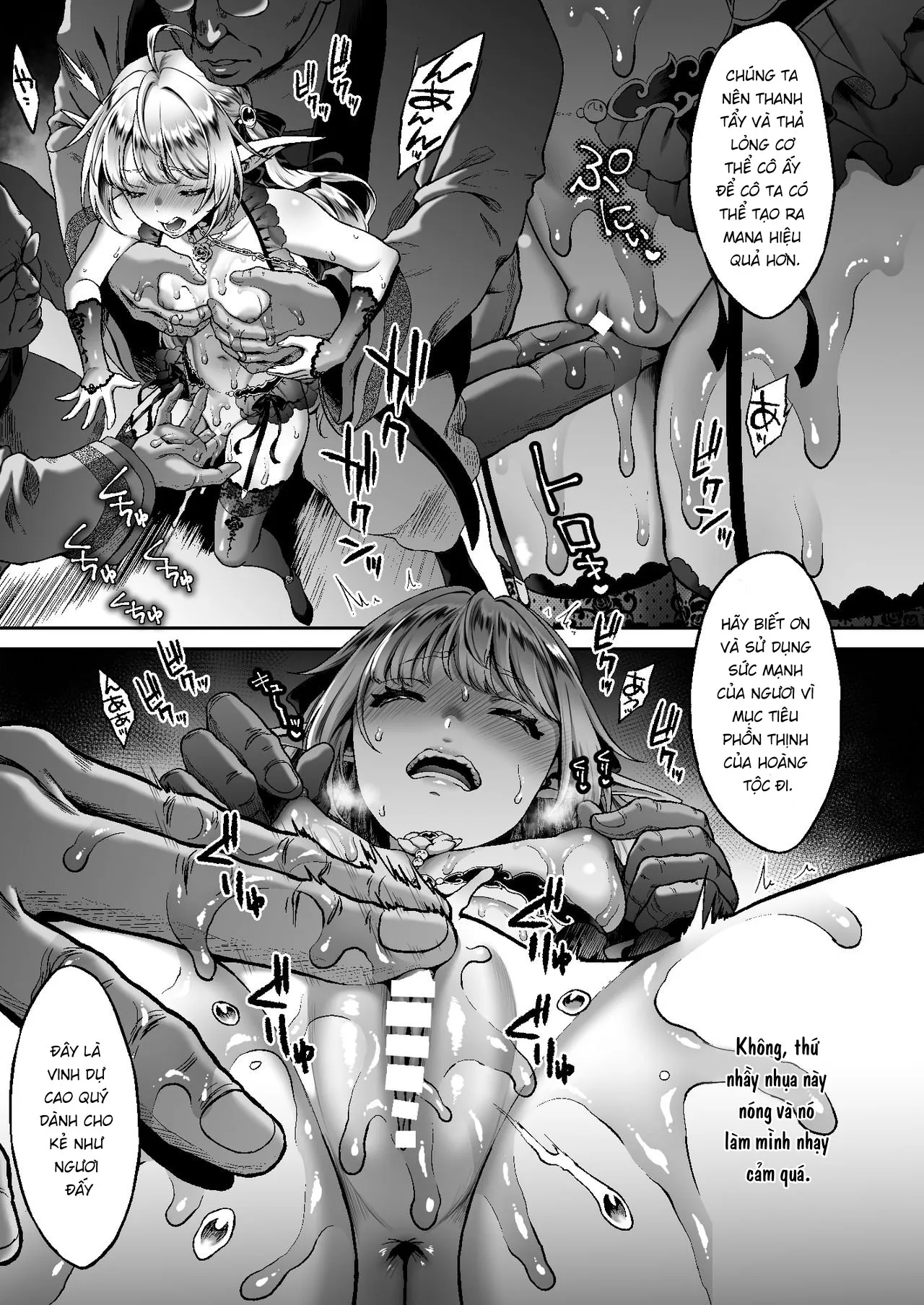 HentaiVN.net - Ảnh 5 - Nàng Elf bán Hoa dưới ánh hoàng hôn [Tasogare no Shou Elf 6] - Chap 6