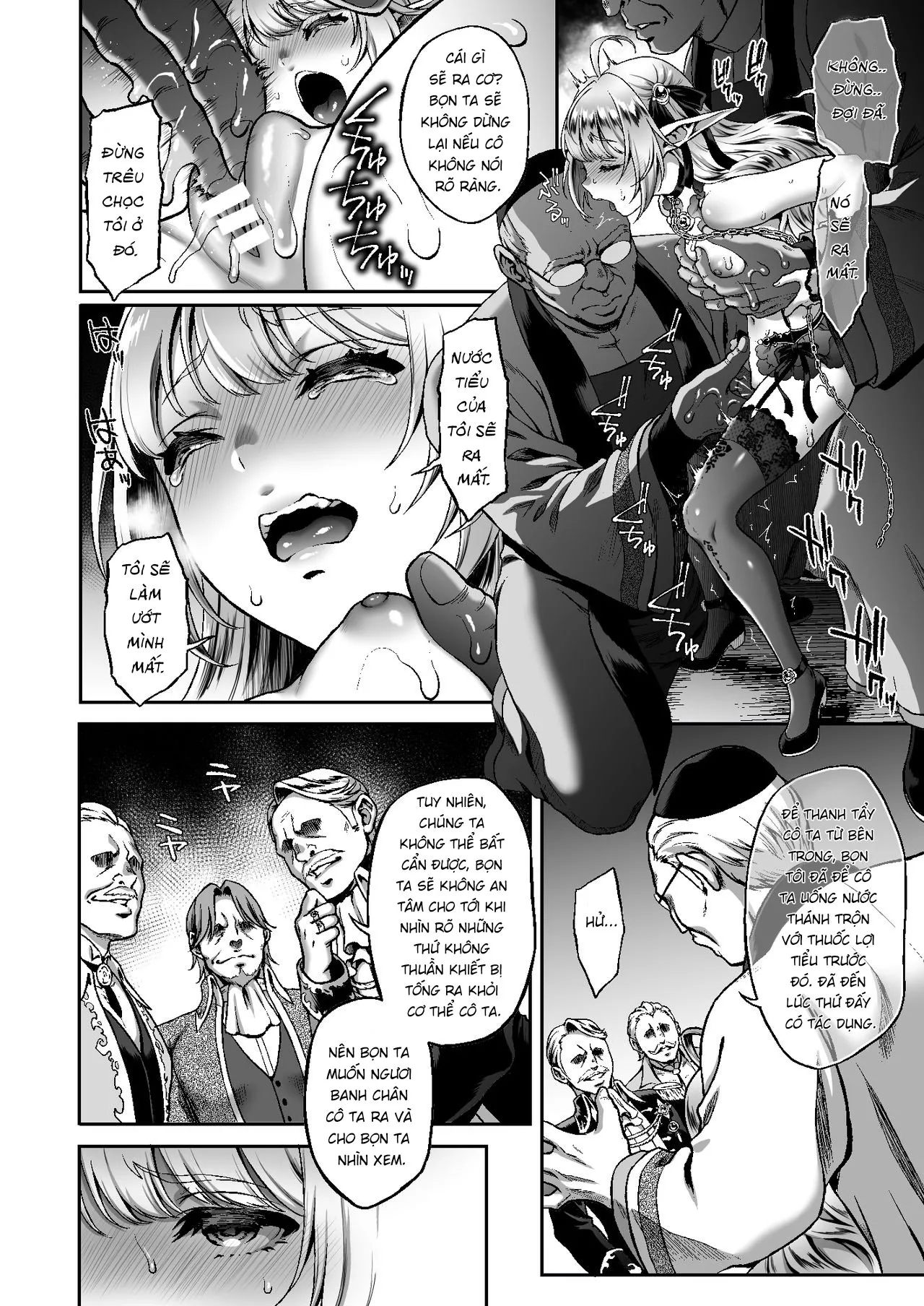 HentaiVN.net - Ảnh 6 - Nàng Elf bán Hoa dưới ánh hoàng hôn [Tasogare no Shou Elf 6] - Chap 6