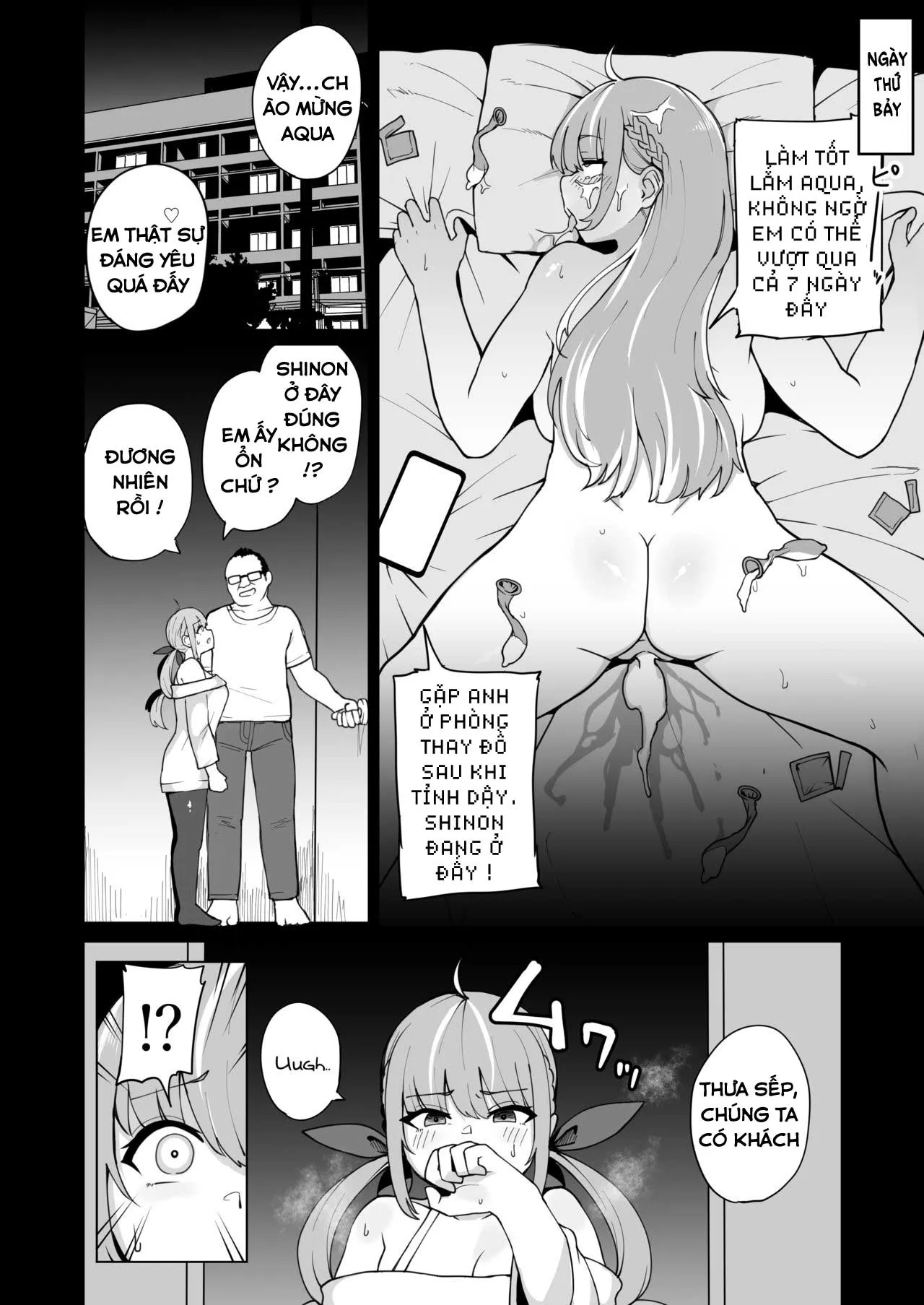 HentaiVN.net - Ảnh 17 - Aqua-Chan Wa Douki No Tame Nara [Aqua-Chan, For Her Friend's Sake] - Oneshot