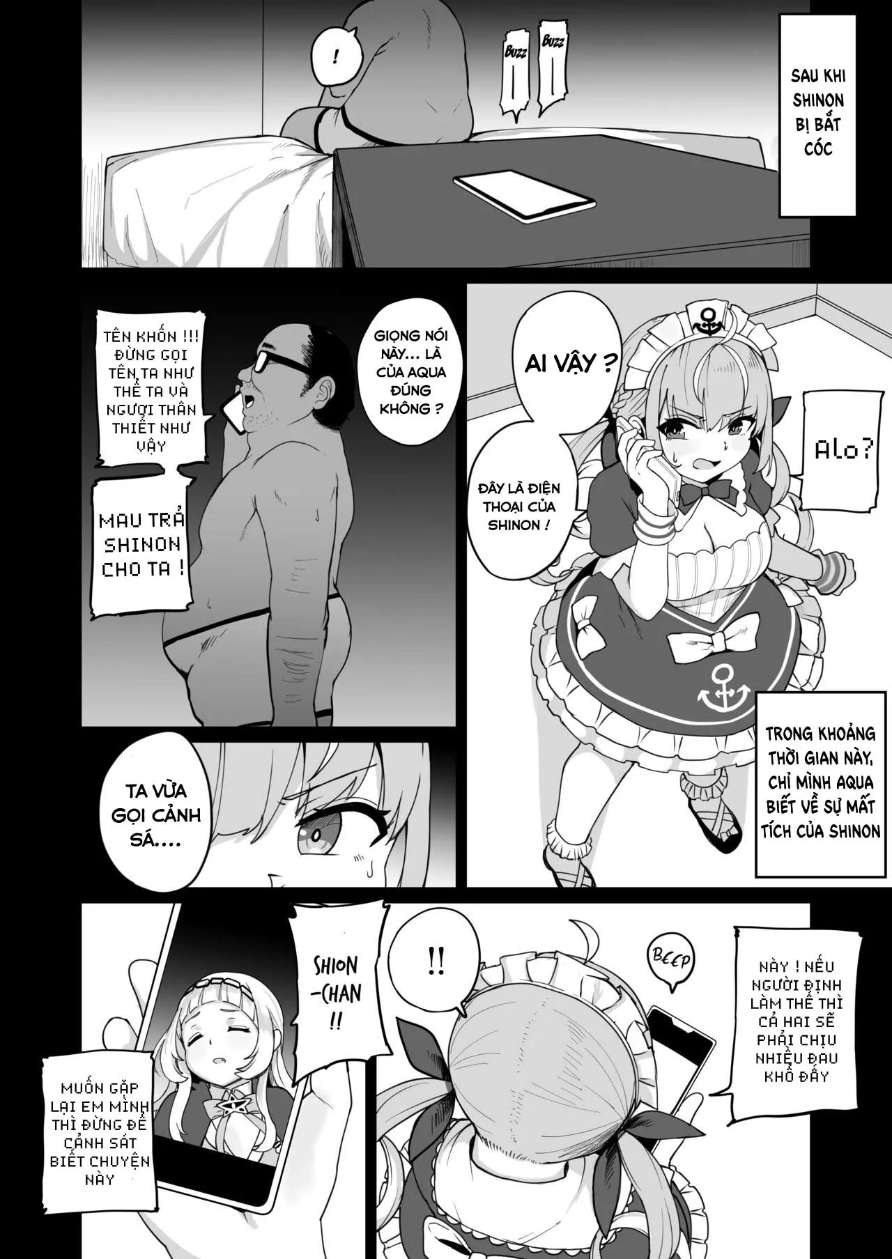 HentaiVN.net - Ảnh 5 - Aqua-Chan Wa Douki No Tame Nara [Aqua-Chan, For Her Friend's Sake] - Oneshot