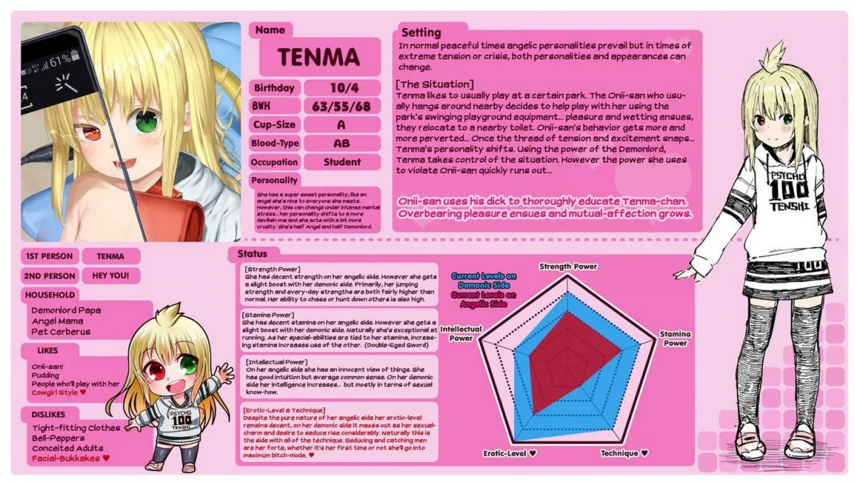 HentaiVN.net - Ảnh 24 - The Provacative Demonic-Angel!! Tenma-chan [Chouhatsu Matenshi!! Tenma-chan] - Oneshot