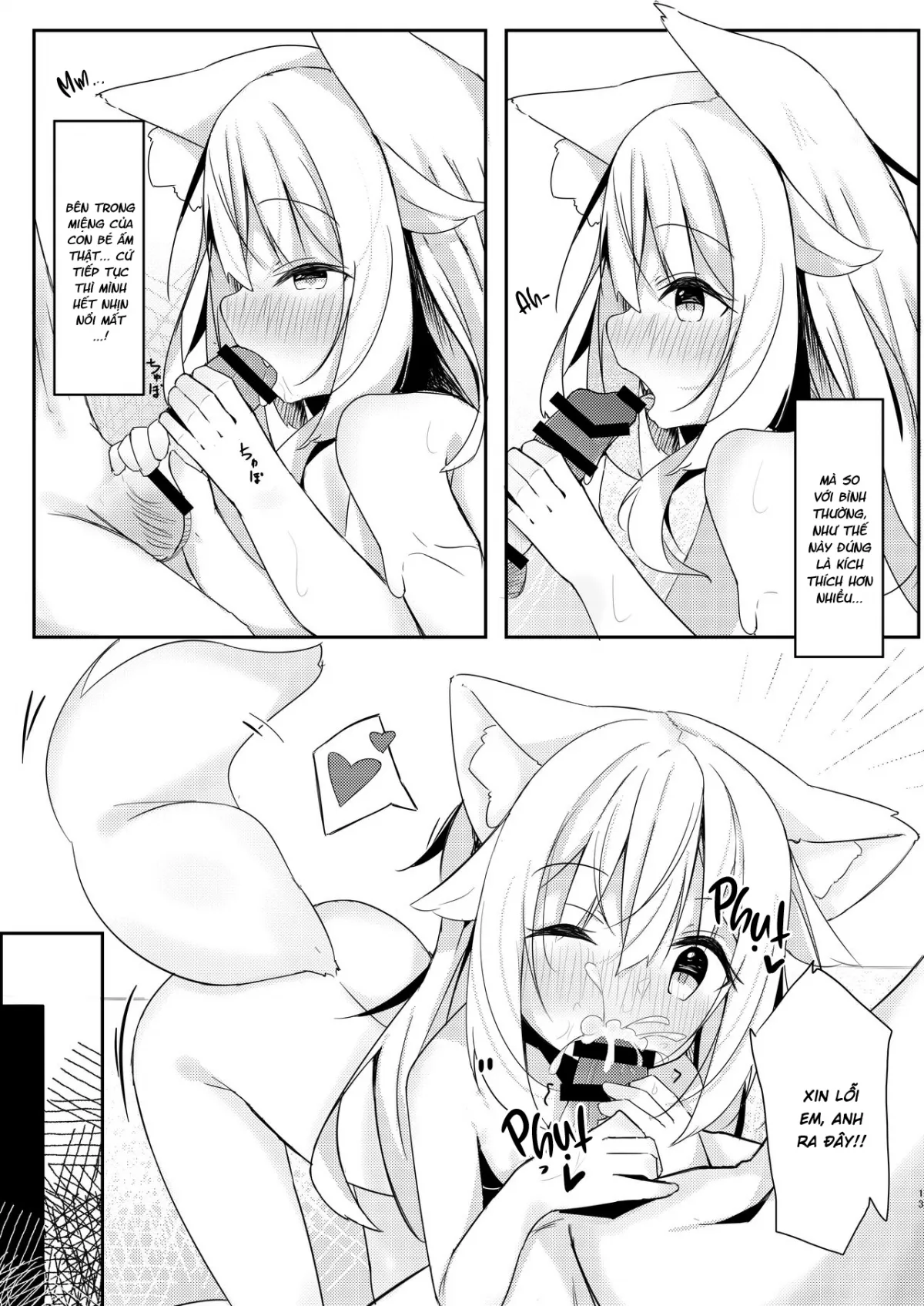 HentaiVN.net - Ảnh 10 - Bầu Bạn Cùng Bé Tai Cáo [Kemo Mimi Shoujo wa Iyashita, けもみみ少女は癒したい] - Oneshot