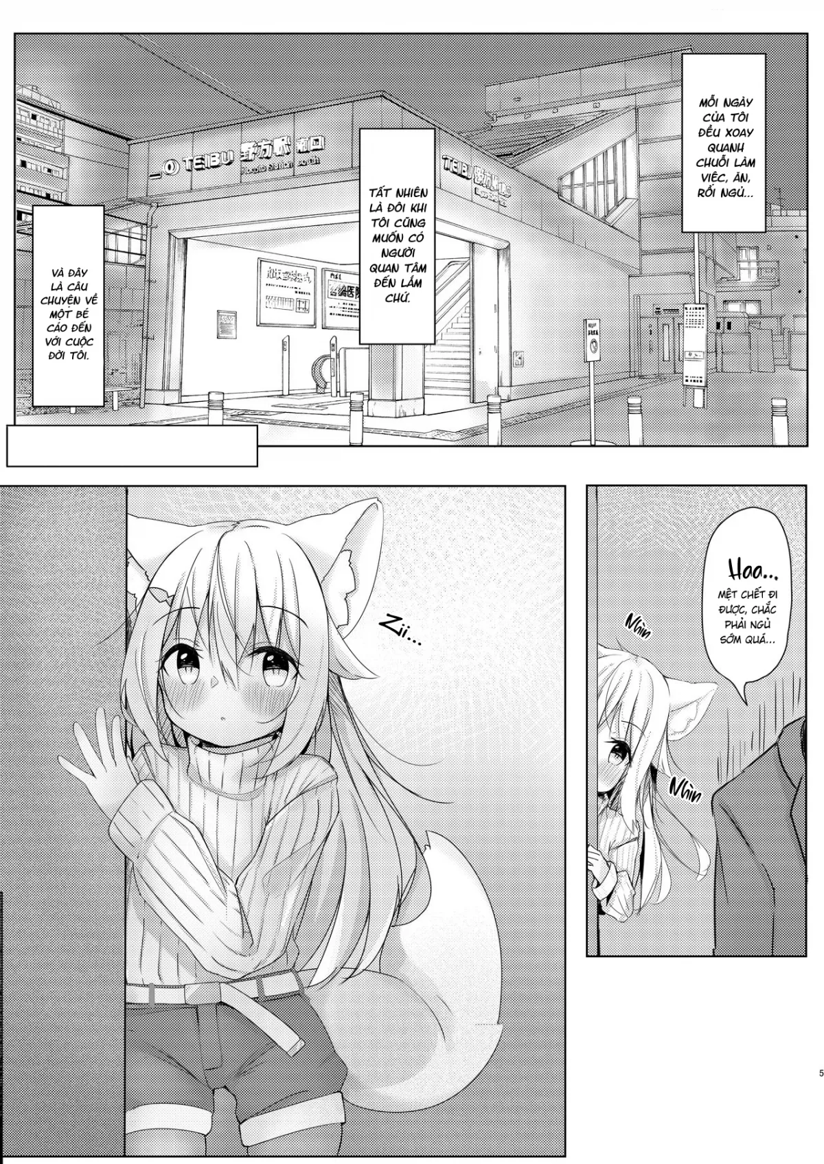 HentaiVN.net - Ảnh 4 - Bầu Bạn Cùng Bé Tai Cáo [Kemo Mimi Shoujo wa Iyashita, けもみみ少女は癒したい] - Oneshot