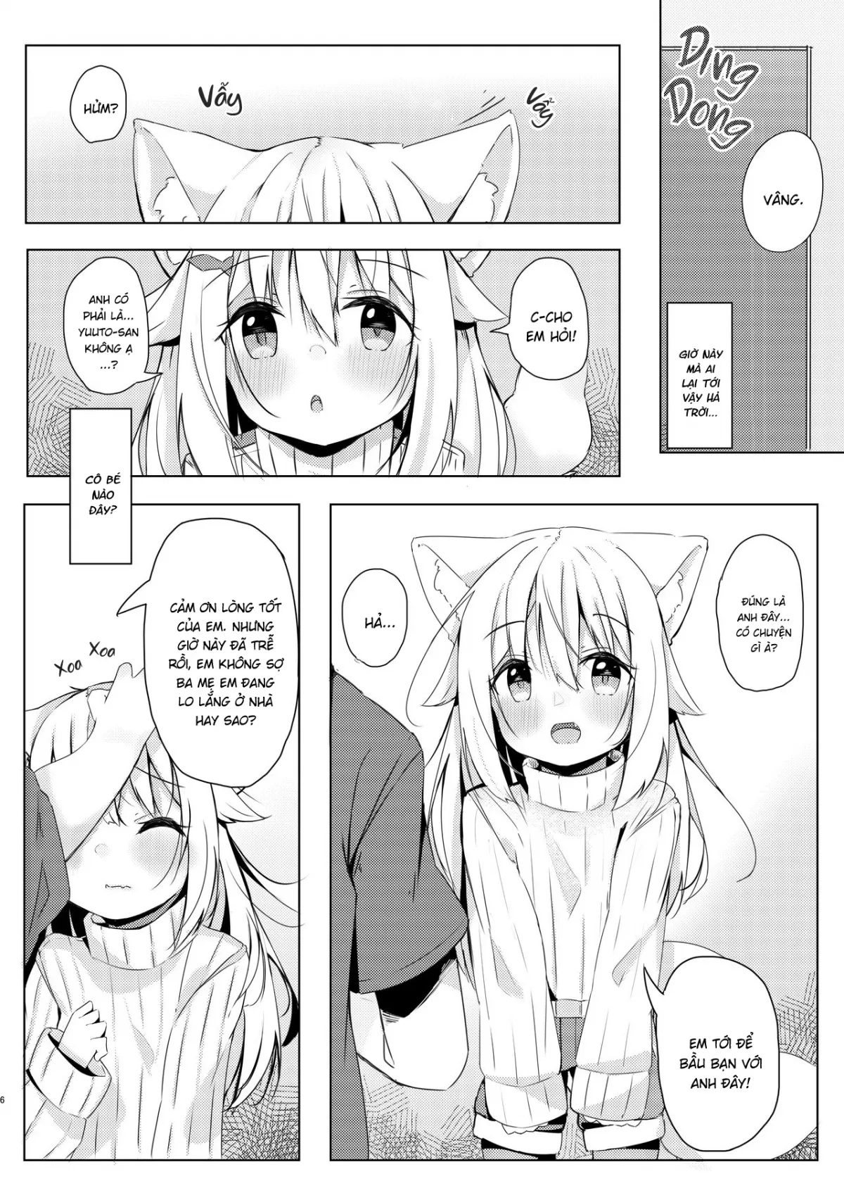 HentaiVN.net - Ảnh 5 - Bầu Bạn Cùng Bé Tai Cáo [Kemo Mimi Shoujo wa Iyashita, けもみみ少女は癒したい] - Oneshot