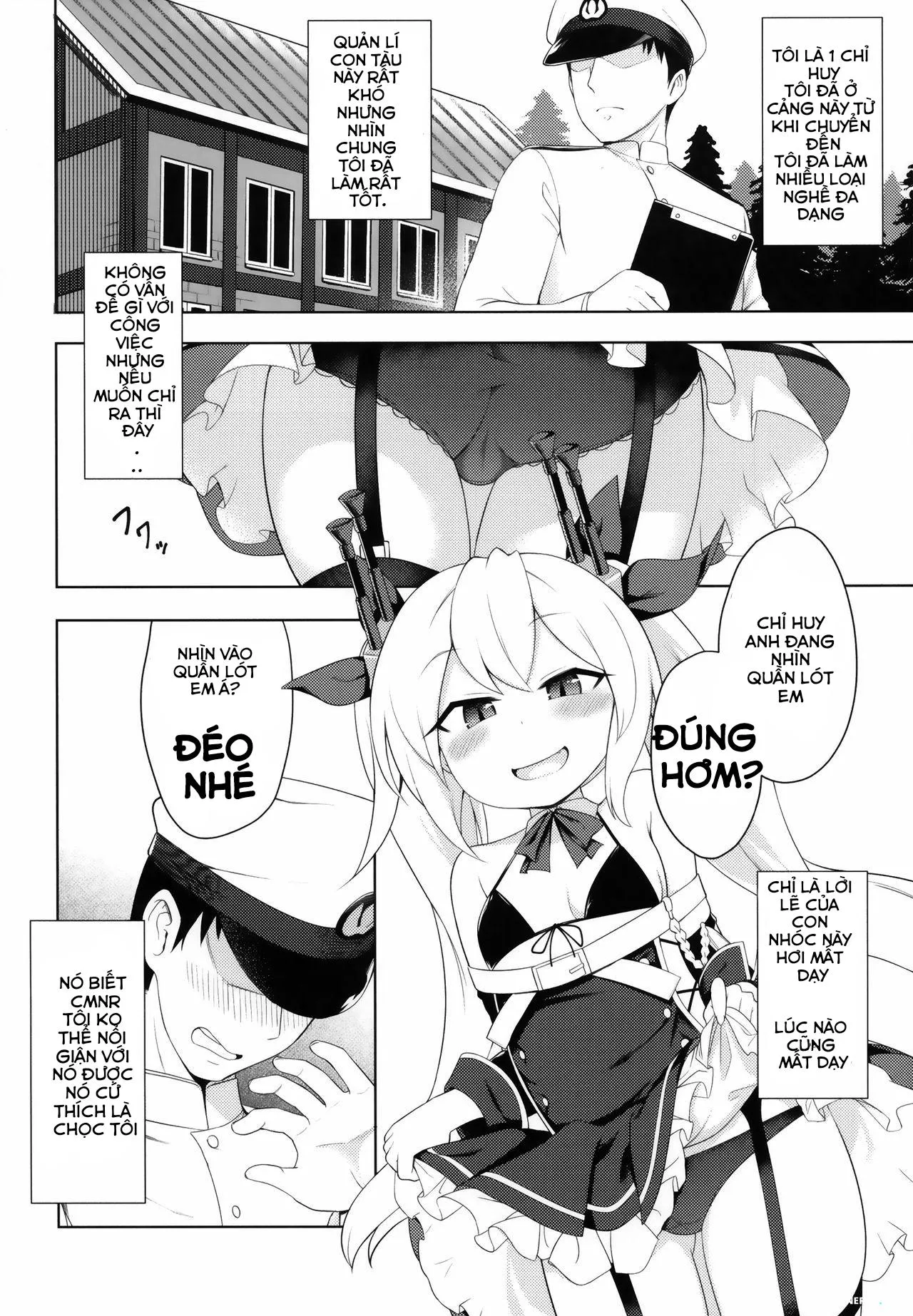 HentaiVN.net - Ảnh 3 - [Azur lane] Namaiki Kuchikukan Wakarase Challenge [I'll Make You Understand Challenge] - Oneshot