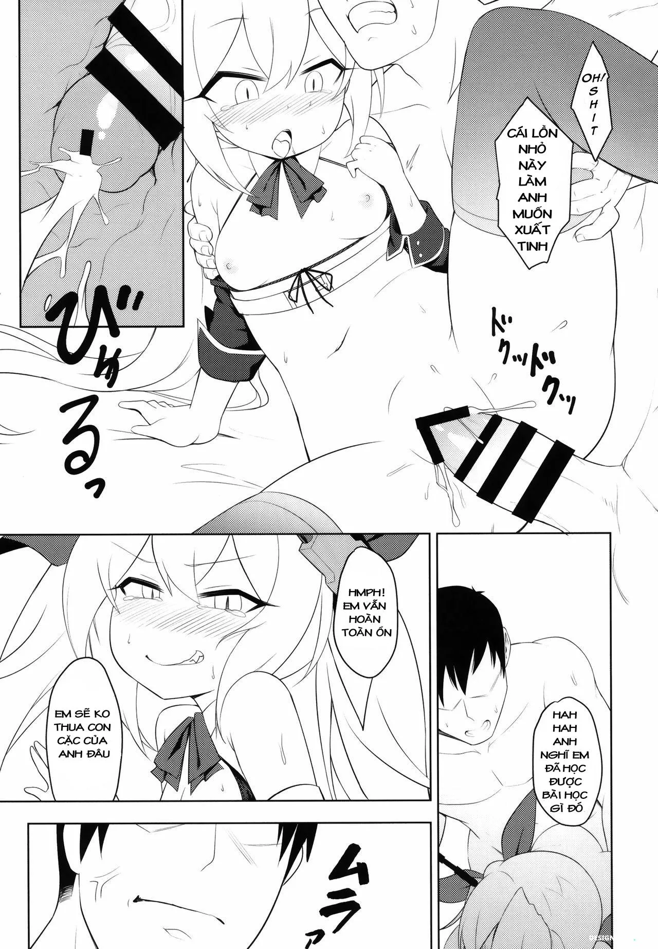 HentaiVN.net - Ảnh 9 - [Azur lane] Namaiki Kuchikukan Wakarase Challenge [I'll Make You Understand Challenge] - Oneshot