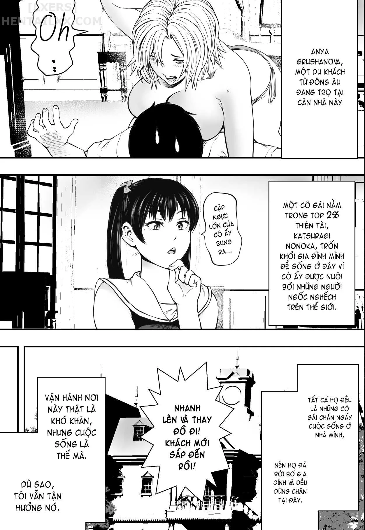 HentaiVN.net - Ảnh 9 - Harem Love Come VS Yarichin DQN - Oneshot