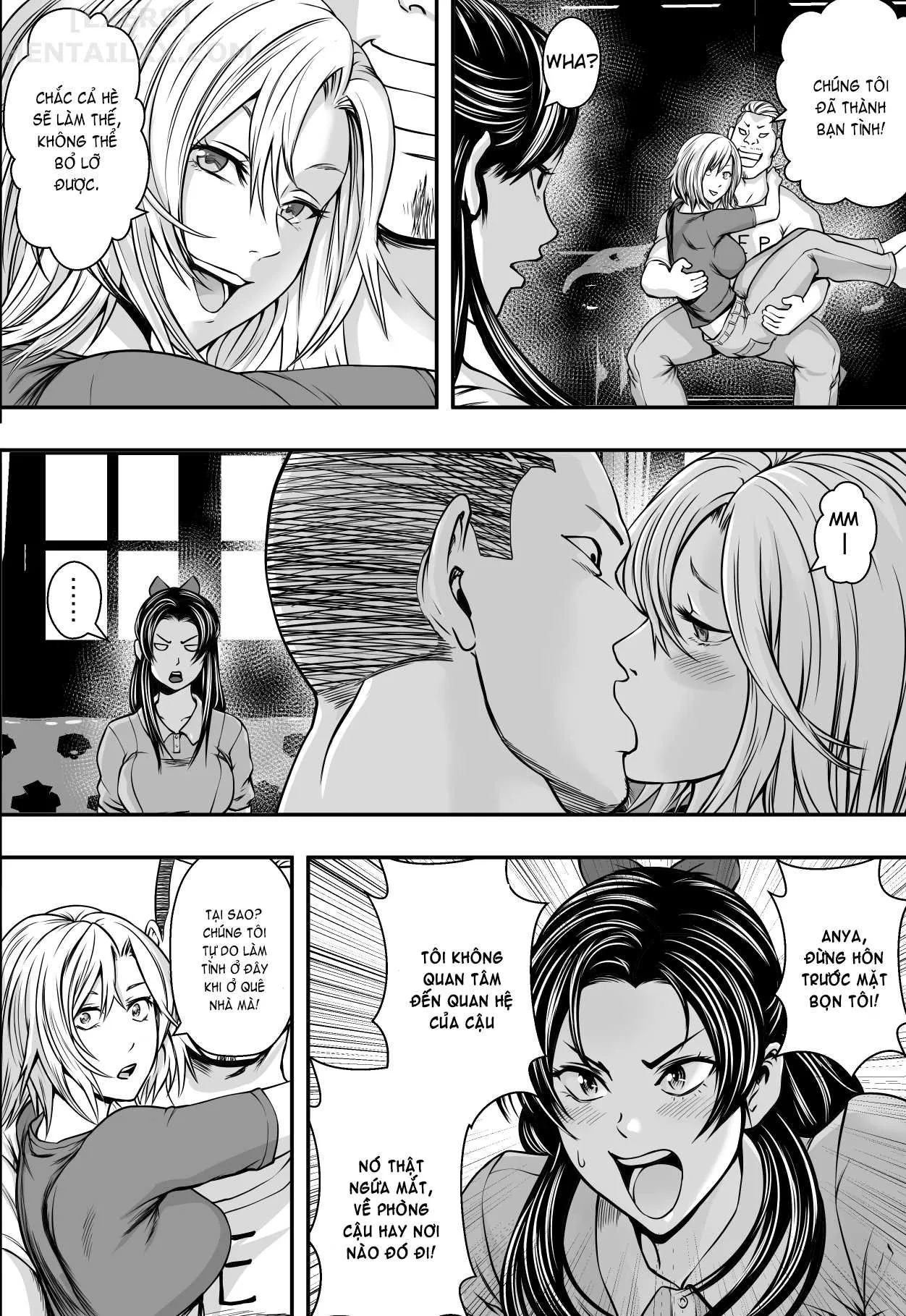HentaiVN.net - Ảnh 17 - Harem Love Come VS Yarichin DQN - Oneshot