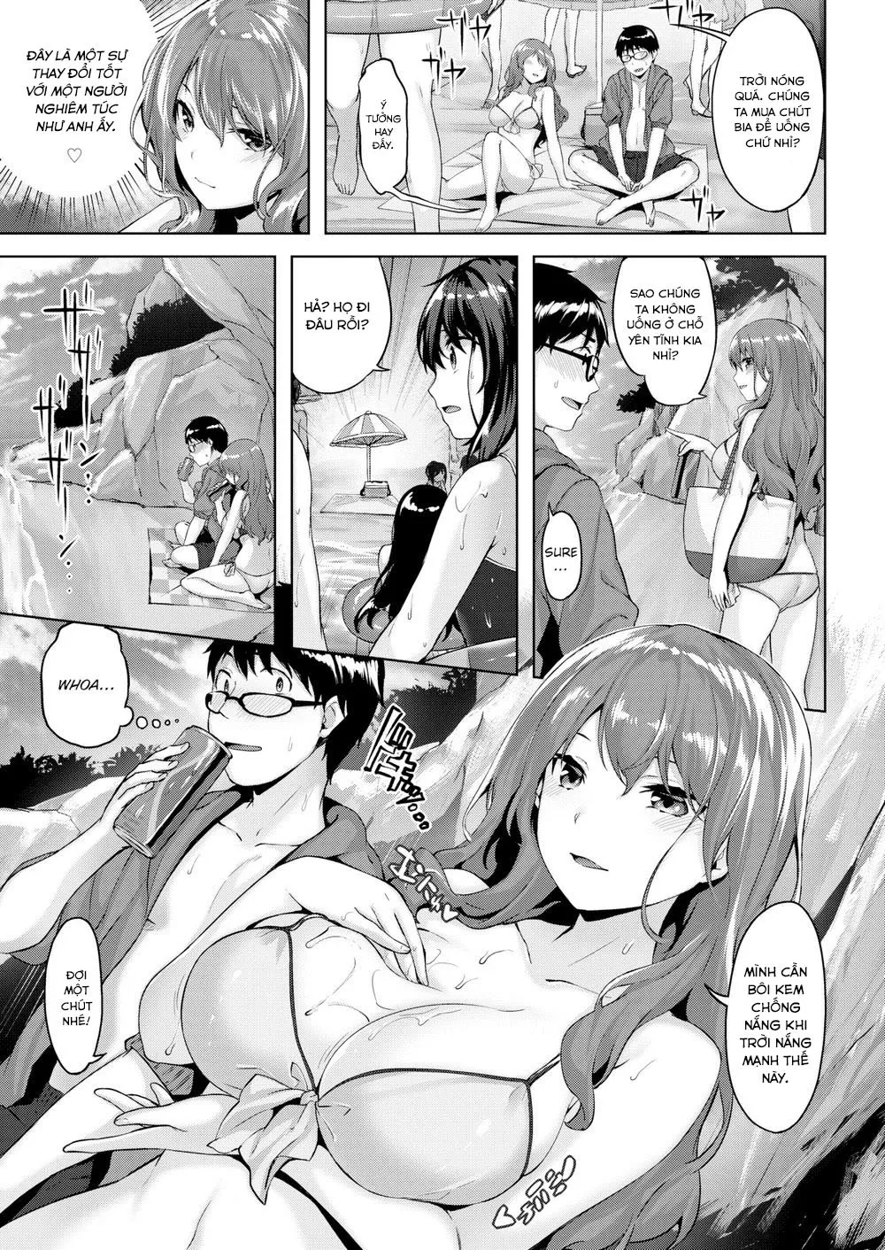 HentaiVN.net - Ảnh 6 - Bãi Biển Tình Yêu [Sisters Beach] - Oneshot không che