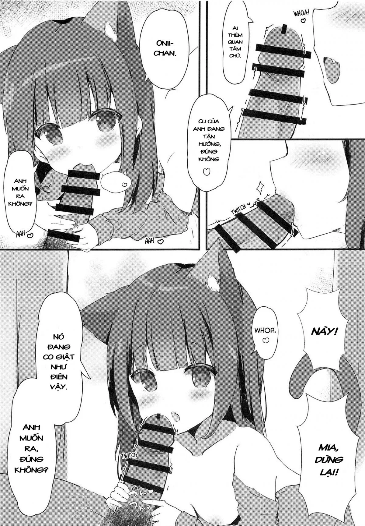 HentaiVN.net - Ảnh 6 - Chịch bé loli đáng yêu [Onii-chan, do you like cat ears?;Onii-chan Nekomimi wa Osuki desu ka?] - Oneshot