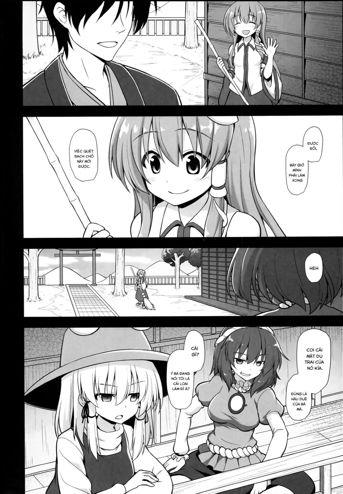 HentaiVN.net - Ảnh 3 - Sanae chăm chỉ(Touhou Project) [Shinkou no Tame ni Sanae-san ga Shokushu de Muriyari Kaihatsu Sareru Moriya Jinja(Touhou Project)] - Oneshot