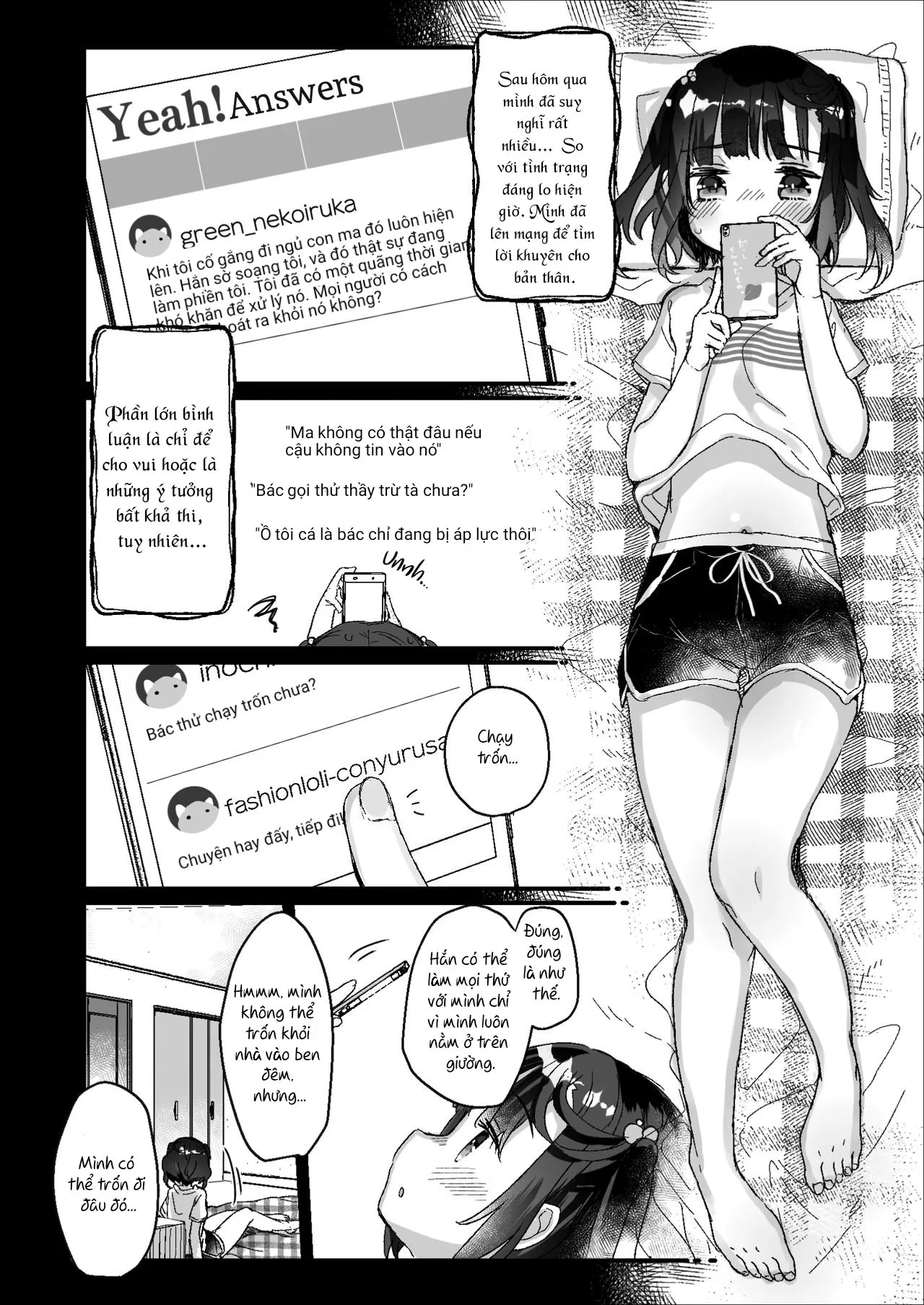 HentaiVN.net - Ảnh 14 - Có một con ma ở trong nhà mình! : Trốn tìm [Uchi ni wa Yuurei-san ga Imasu Kakurenbo Hen; There's a Presence in My House; Hide-and-Seek Chapter] - Oneshot