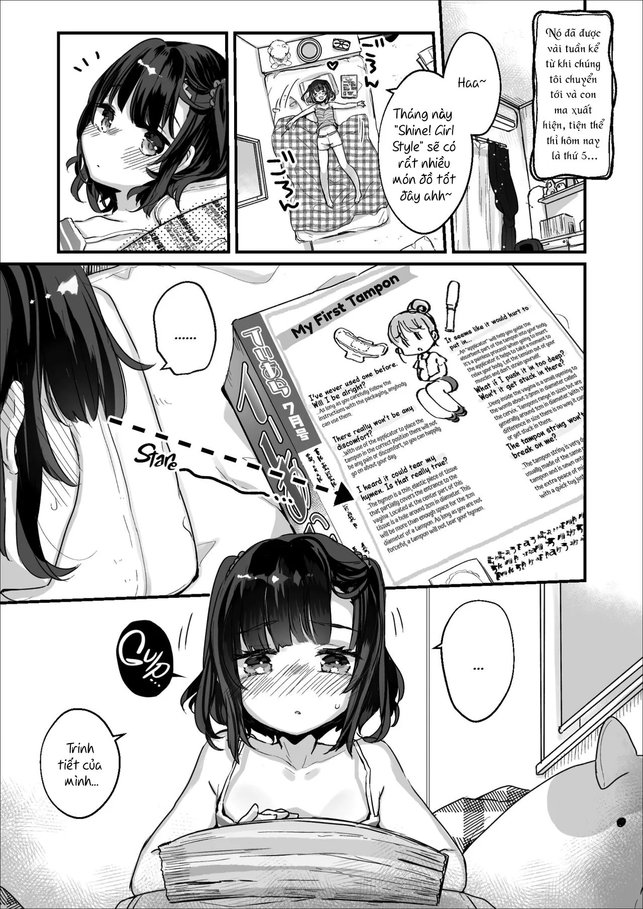 HentaiVN.net - Ảnh 4 - Có một con ma ở trong nhà mình! : Trốn tìm [Uchi ni wa Yuurei-san ga Imasu Kakurenbo Hen; There's a Presence in My House; Hide-and-Seek Chapter] - Oneshot