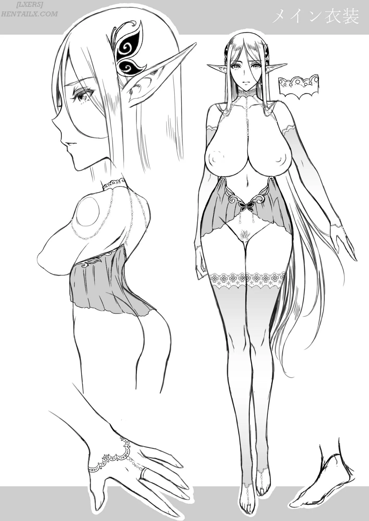 HentaiVN.net - Ảnh 34 - Tasogare No Shou Elf - Chap 3