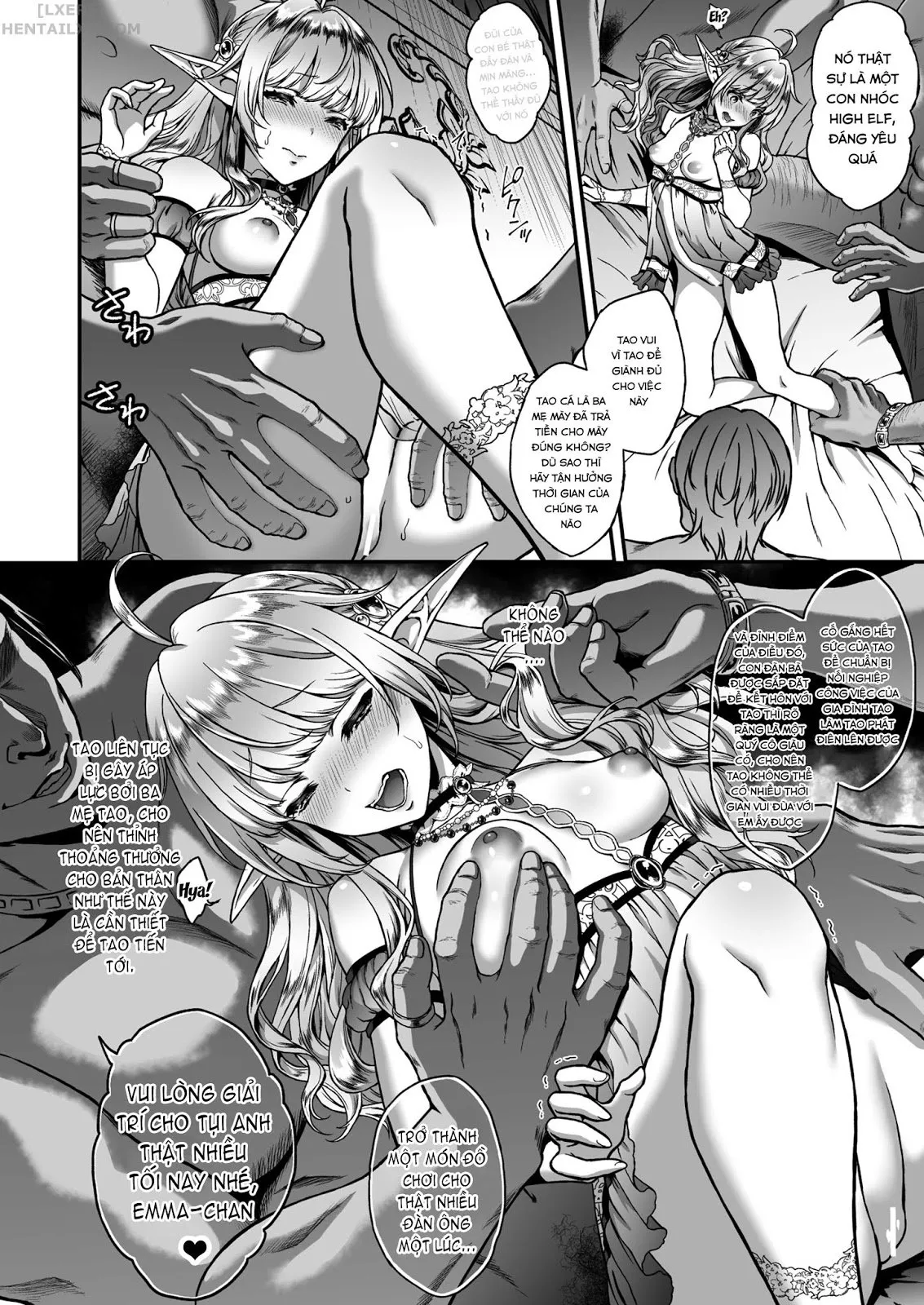 HentaiVN.net - Ảnh 10 - Tasogare No Shou Elf - Chap 4