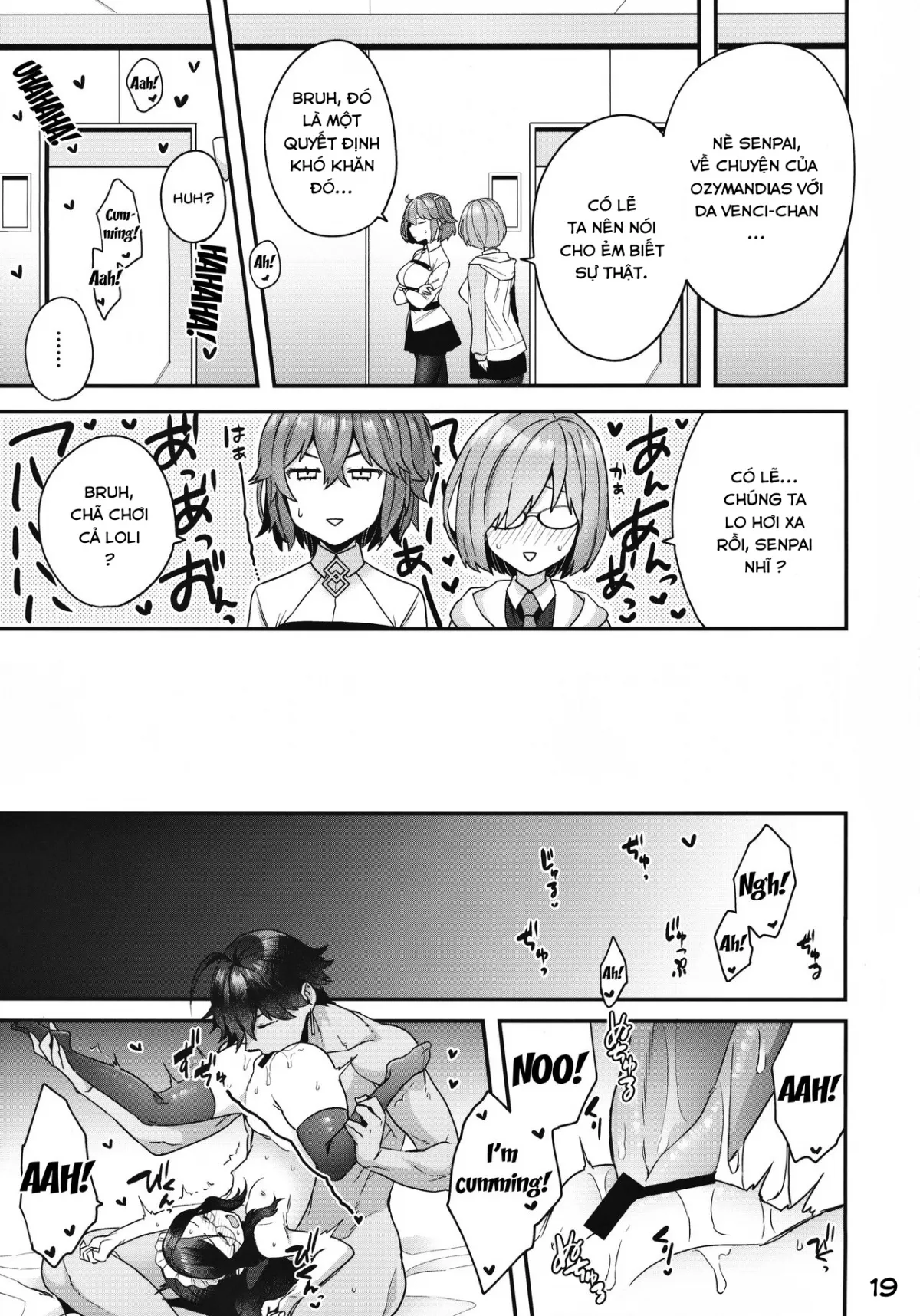 HentaiVN.net - Ảnh 21 - Da Vinci-chan và Ông vua mặt trời [Taiyouou to no Kankei] - 1shot trà đá