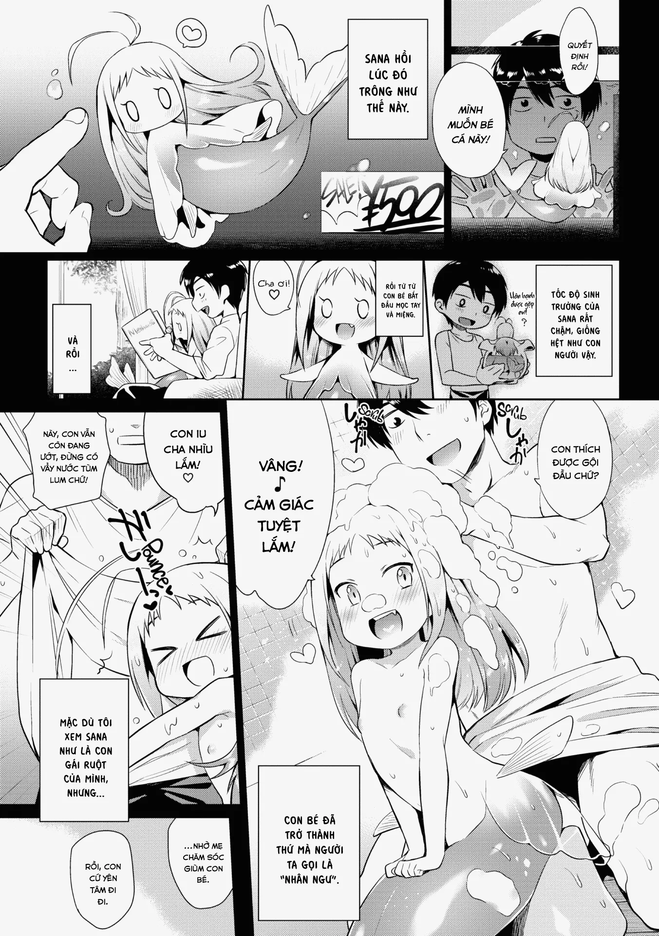 HentaiVN.net - Ảnh 3 - Cách Để Nuôi Mỹ Nhân Ngư [How to Raise Mermaids] - Oneshot