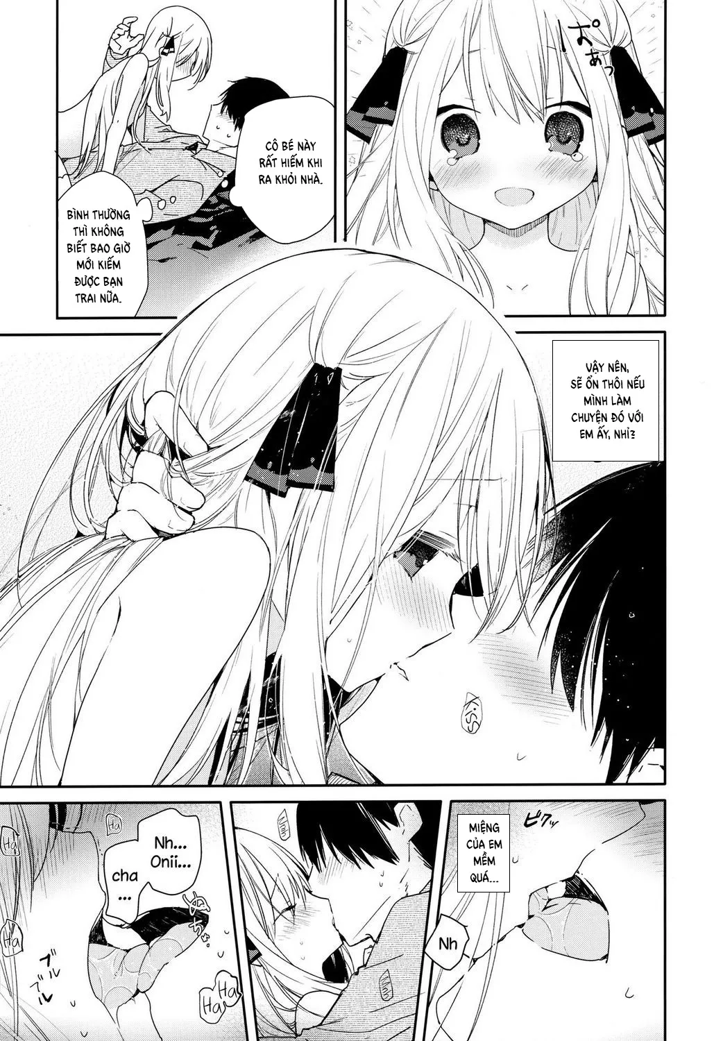 HentaiVN.net - Ảnh 8 - My Neighbor's First Ecchi [Tonari no Hakanage Shoujo to Hajimete Ecchi] - Oneshot
