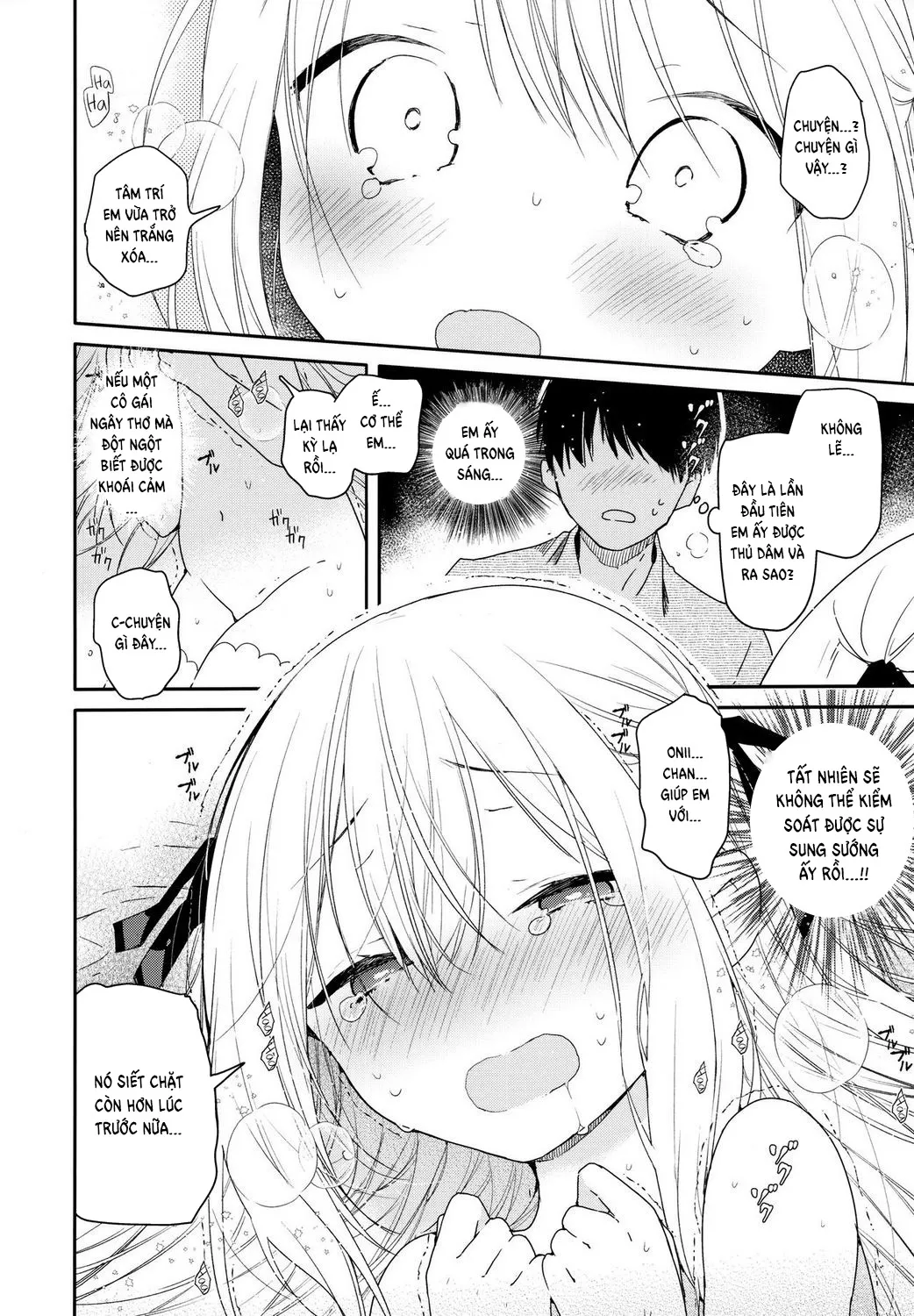 HentaiVN.net - Ảnh 11 - My Neighbor's First Ecchi [Tonari no Hakanage Shoujo to Hajimete Ecchi] - Oneshot