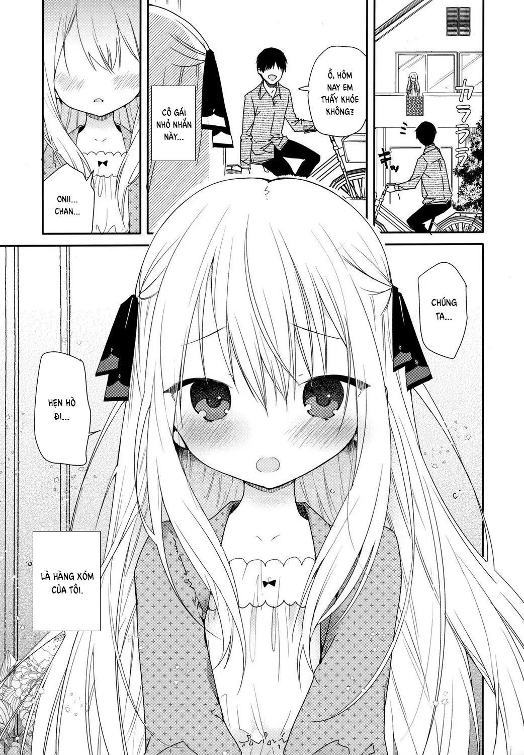 HentaiVN.net - Ảnh 4 - My Neighbor's First Ecchi [Tonari no Hakanage Shoujo to Hajimete Ecchi] - Oneshot