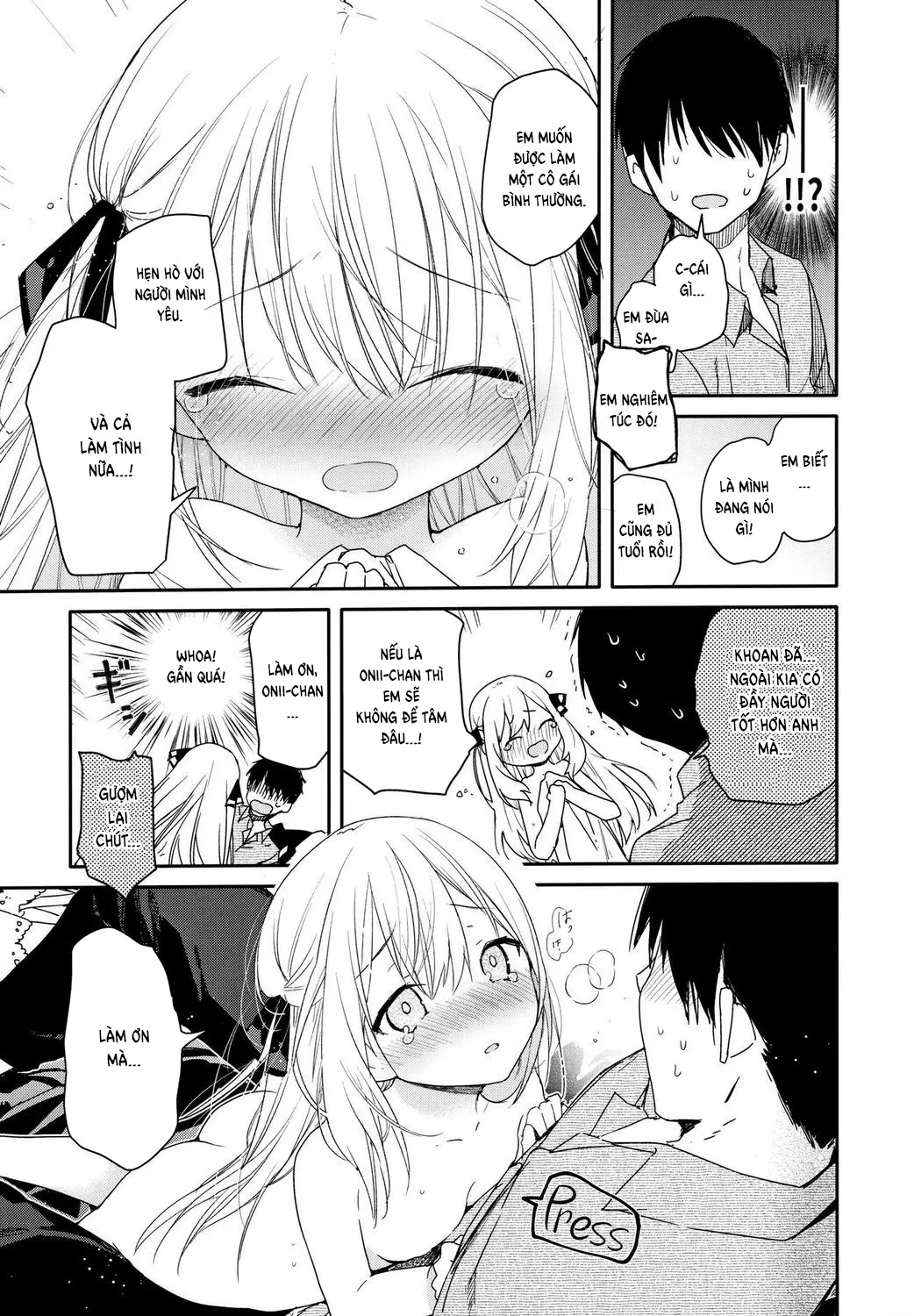 HentaiVN.net - Ảnh 7 - My Neighbor's First Ecchi [Tonari no Hakanage Shoujo to Hajimete Ecchi] - Oneshot