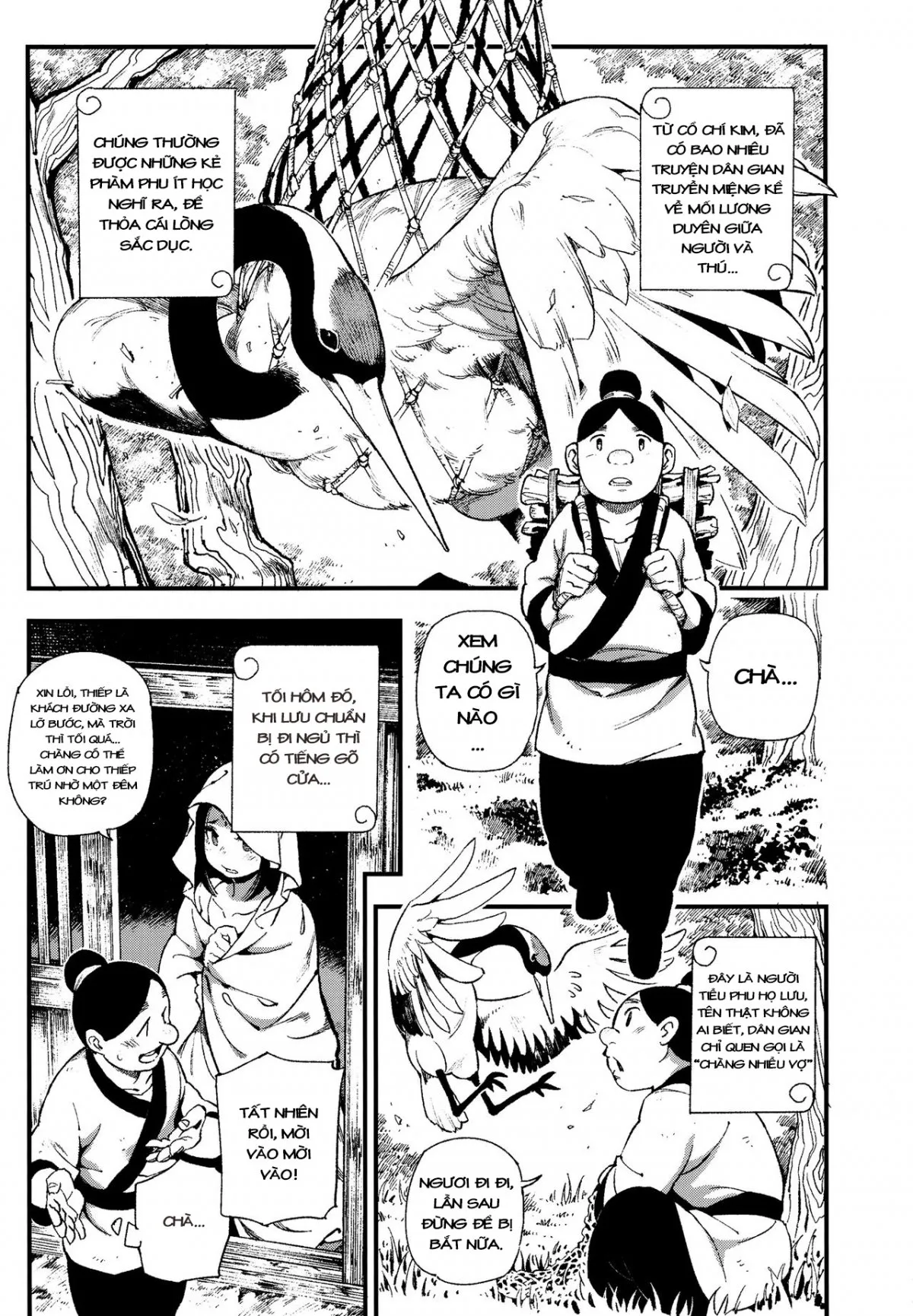 HentaiVN.net - Ảnh 5 - Loài Vật Trả Ơn [Human-Animal Marriage, 動物報恩] - Oneshot
