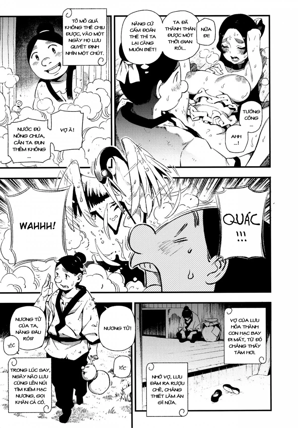 HentaiVN.net - Ảnh 9 - Loài Vật Trả Ơn [Human-Animal Marriage, 動物報恩] - Oneshot