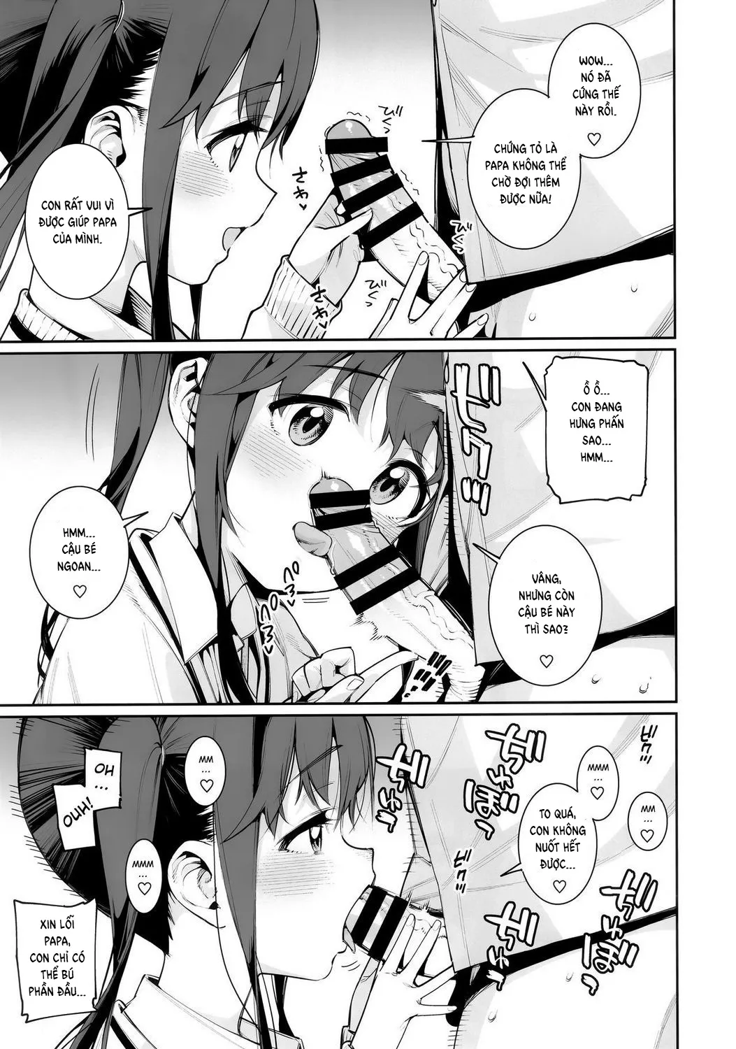 HentaiVN.net - Ảnh 6 - Just For Today, Papa and Daughter [Kyou dake, Papa to Musume] - Oneshot