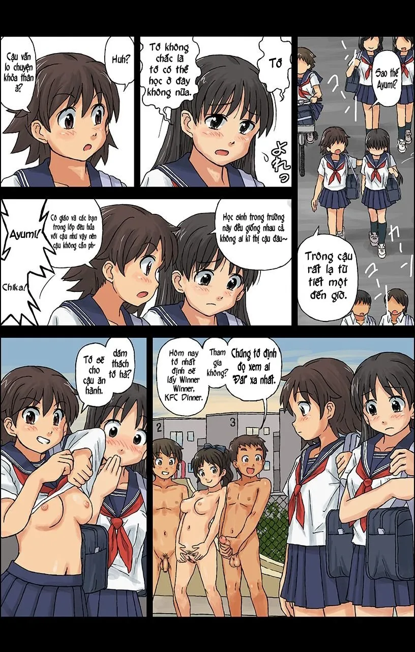 HentaiVN.net - Ảnh 11 - Ngôi trường khỏa thân [Hadakanbo Kyouiku - JK Mo Oppai Marudashi!? Sukoyaka Zenra Jugyou 1; Hadakanbo Education - Schoolgirls' Breasts Are Exposed!? Naked Health Lesson 1] - Phần 1: Nhập học.