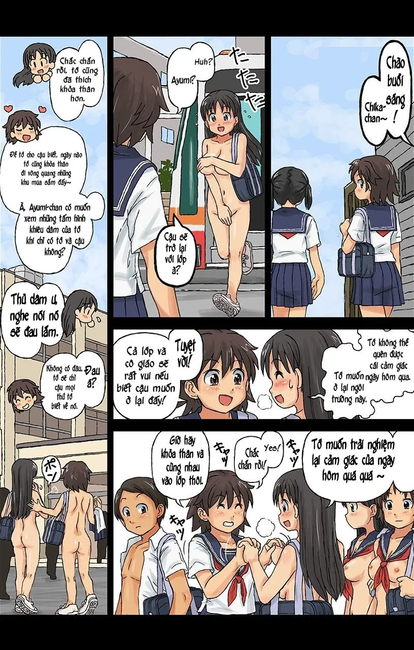 HentaiVN.net - Ảnh 18 - Ngôi trường khỏa thân [Hadakanbo Kyouiku - JK Mo Oppai Marudashi!? Sukoyaka Zenra Jugyou 1; Hadakanbo Education - Schoolgirls' Breasts Are Exposed!? Naked Health Lesson 1] - Phần 1: Nhập học.