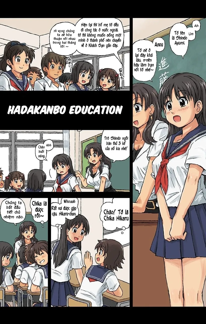 HentaiVN.net - Ảnh 4 - Ngôi trường khỏa thân [Hadakanbo Kyouiku - JK Mo Oppai Marudashi!? Sukoyaka Zenra Jugyou 1; Hadakanbo Education - Schoolgirls' Breasts Are Exposed!? Naked Health Lesson 1] - Phần 1: Nhập học.
