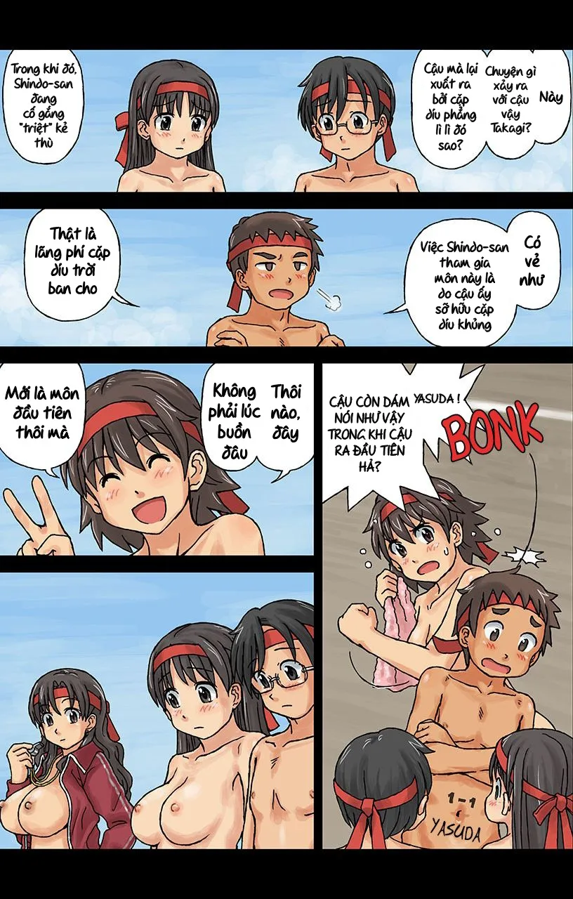 HentaiVN.net - Ảnh 9 - Ngôi trường khỏa thân [Hadakanbo Kyouiku - JK Mo Oppai Marudashi!? Sukoyaka Zenra Jugyou 1; Hadakanbo Education - Schoolgirls' Breasts Are Exposed!? Naked Health Lesson 1] - Phần 3: Đại hội thể thao