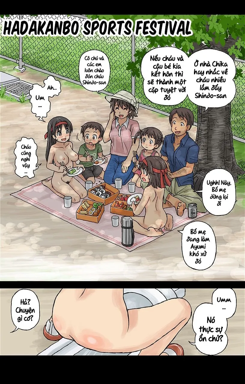 HentaiVN.net - Ảnh 3 - Ngôi trường khỏa thân [Hadakanbo Kyouiku - JK Mo Oppai Marudashi!? Sukoyaka Zenra Jugyou 1; Hadakanbo Education - Schoolgirls' Breasts Are Exposed!? Naked Health Lesson 1] - Phần 3.2: Đại hội thể thao P.2