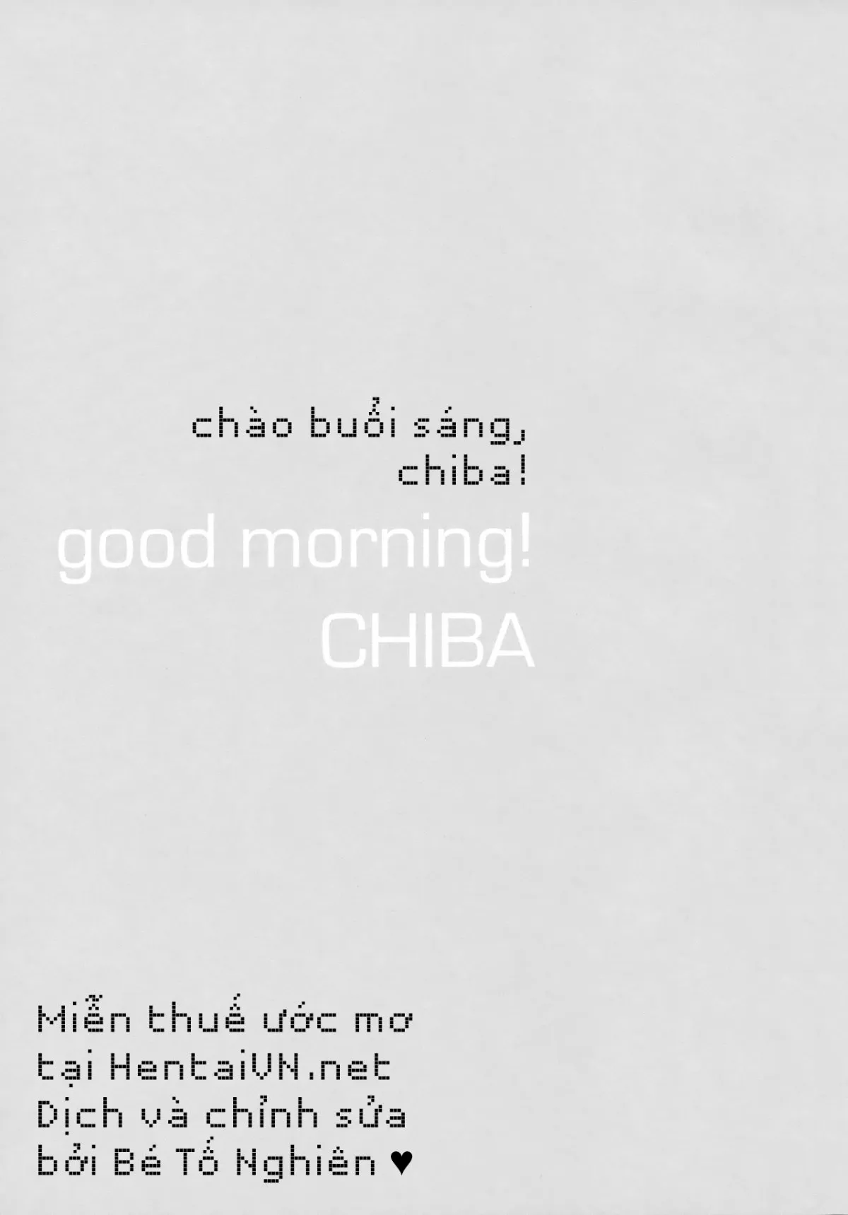 HentaiVN.net - Ảnh 4 - Nhật Ký QUALIDEA CODE [Good Morning Chiba, Homemade, Homemade 2, Ame no Ondo, Anata no Komatta Kao ga Mitai, Chiba Selection Hozonban, She Chicken] - 01 - Chào Buổi Sáng, Chiba (Phần 1)