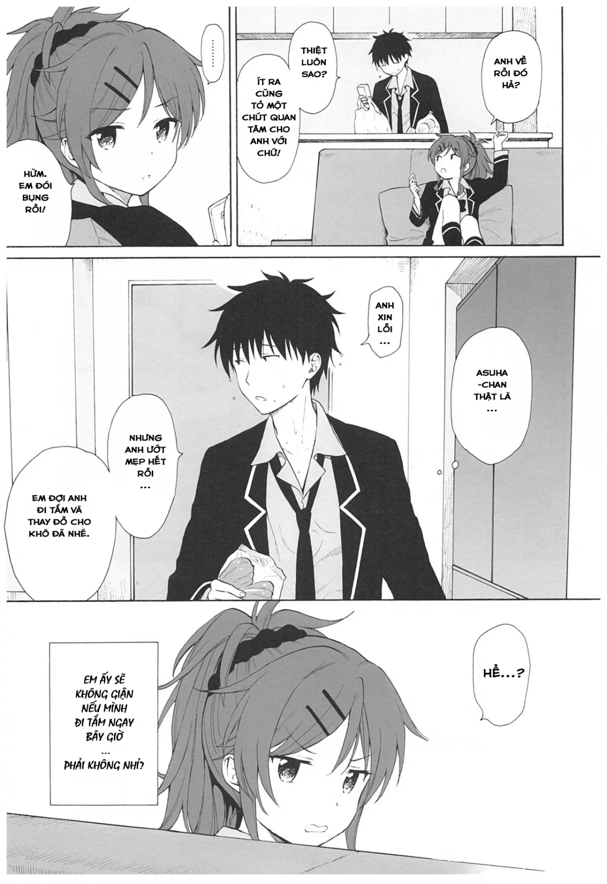HentaiVN.net - Ảnh 6 - Nhật Ký QUALIDEA CODE [Good Morning Chiba, Homemade, Homemade 2, Ame no Ondo, Anata no Komatta Kao ga Mitai, Chiba Selection Hozonban, She Chicken] - 06 - Bên Em Giữa Cơn Mưa (Phần 1)