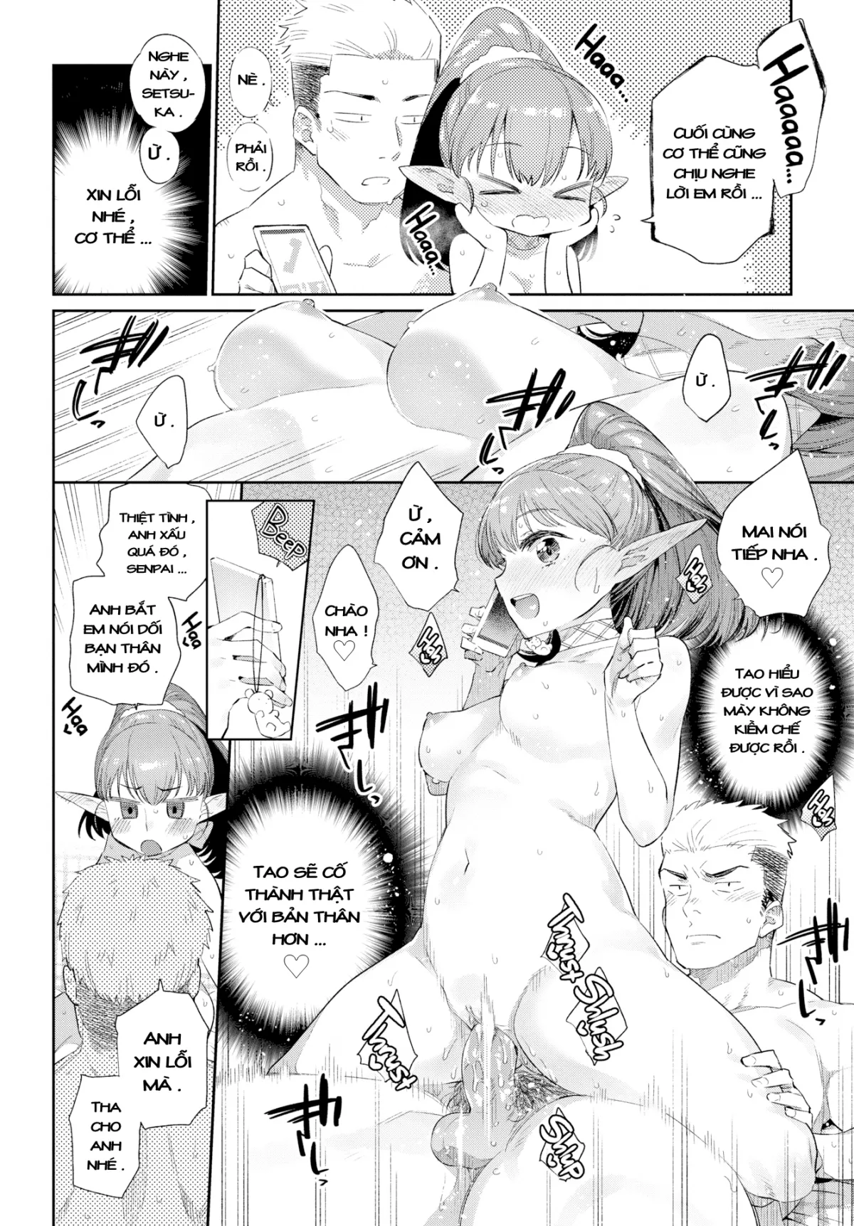 HentaiVN.net - Ảnh 21 - Chuyện tình những nàng bán nhân [Monster Romance] - Chap 1