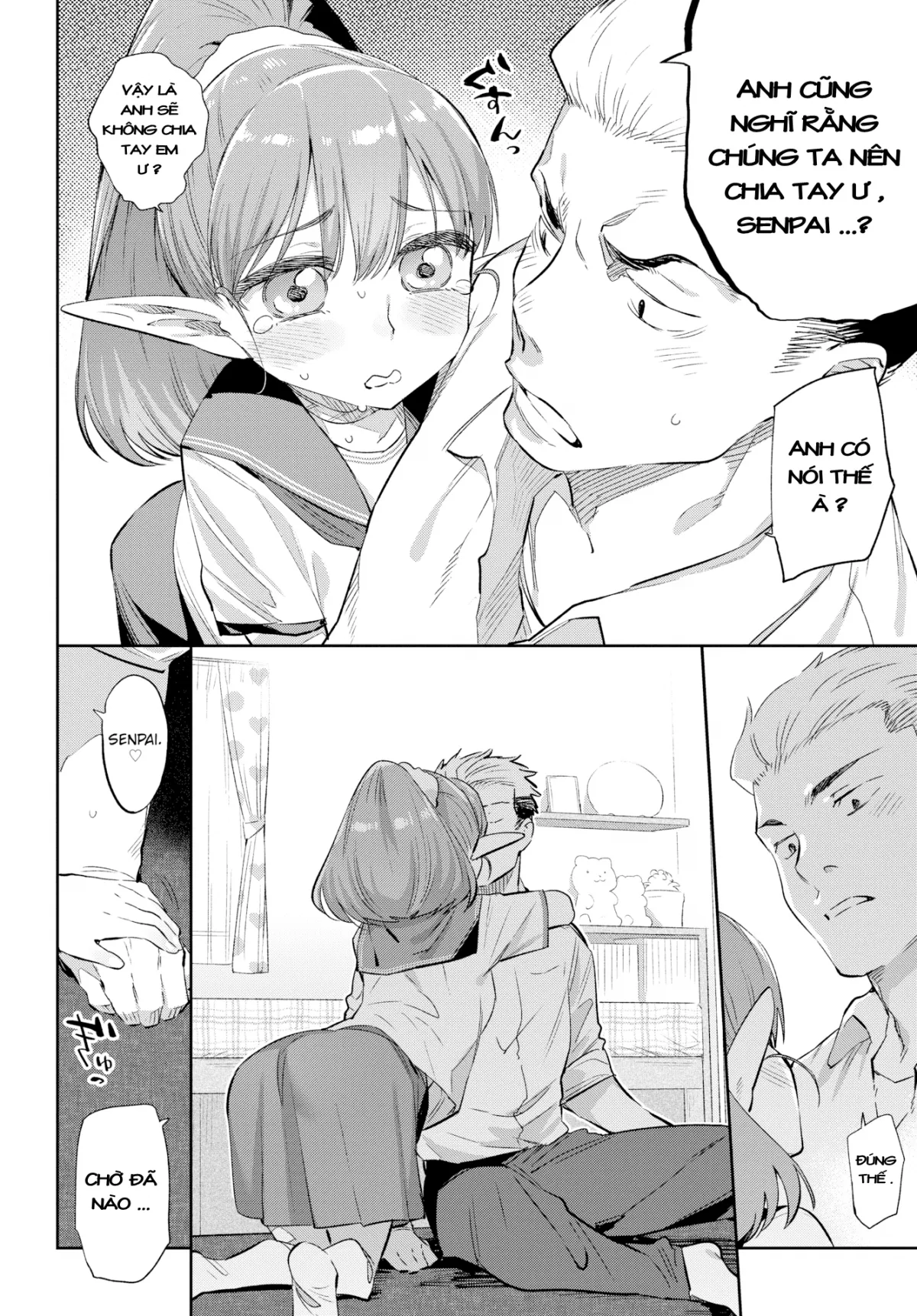 HentaiVN.net - Ảnh 7 - Chuyện tình những nàng bán nhân [Monster Romance] - Chap 1