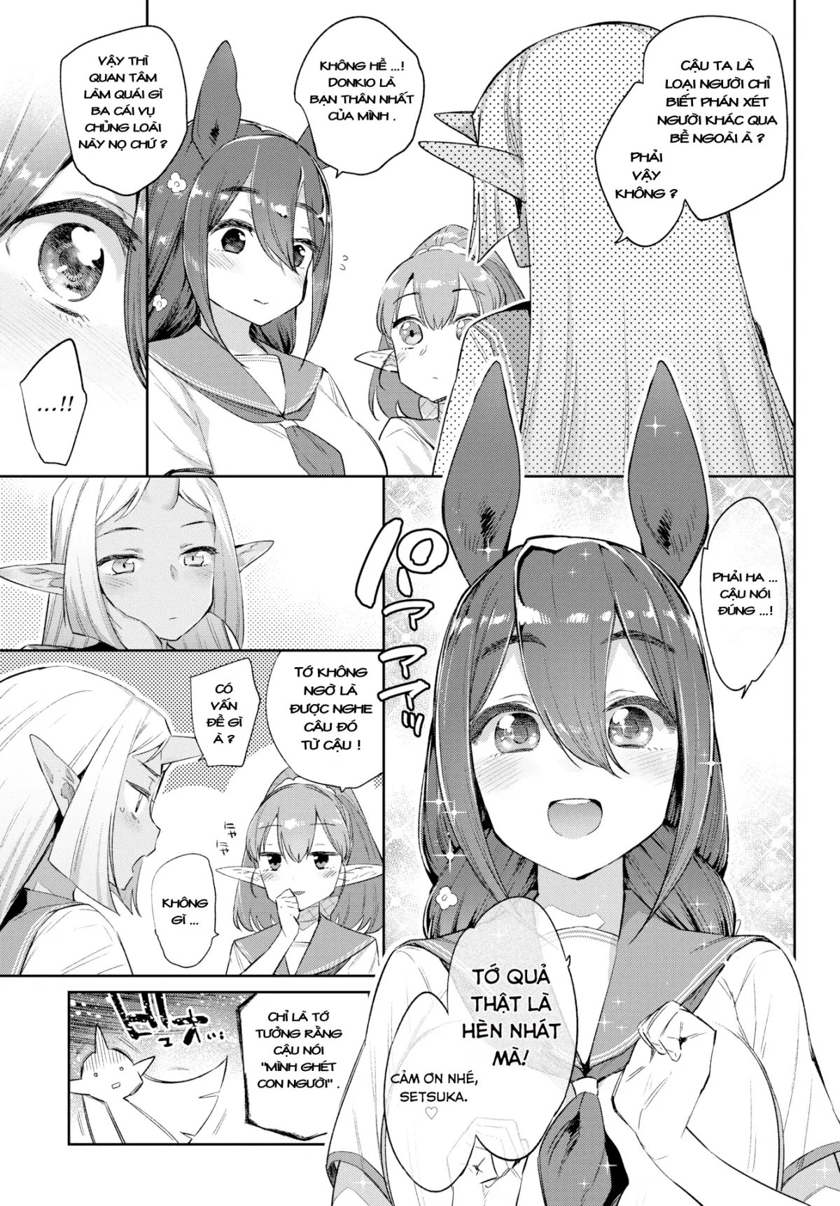 HentaiVN.net - Ảnh 4 - Chuyện tình những nàng bán nhân [Monster Romance] - Chap 2