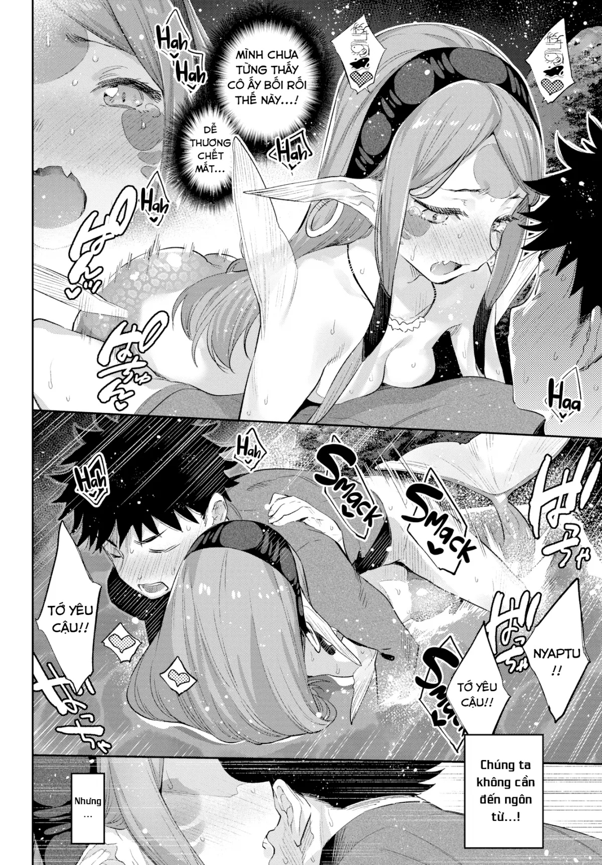 HentaiVN.net - Ảnh 17 - Chuyện tình những nàng bán nhân [Monster Romance] - Chap 3