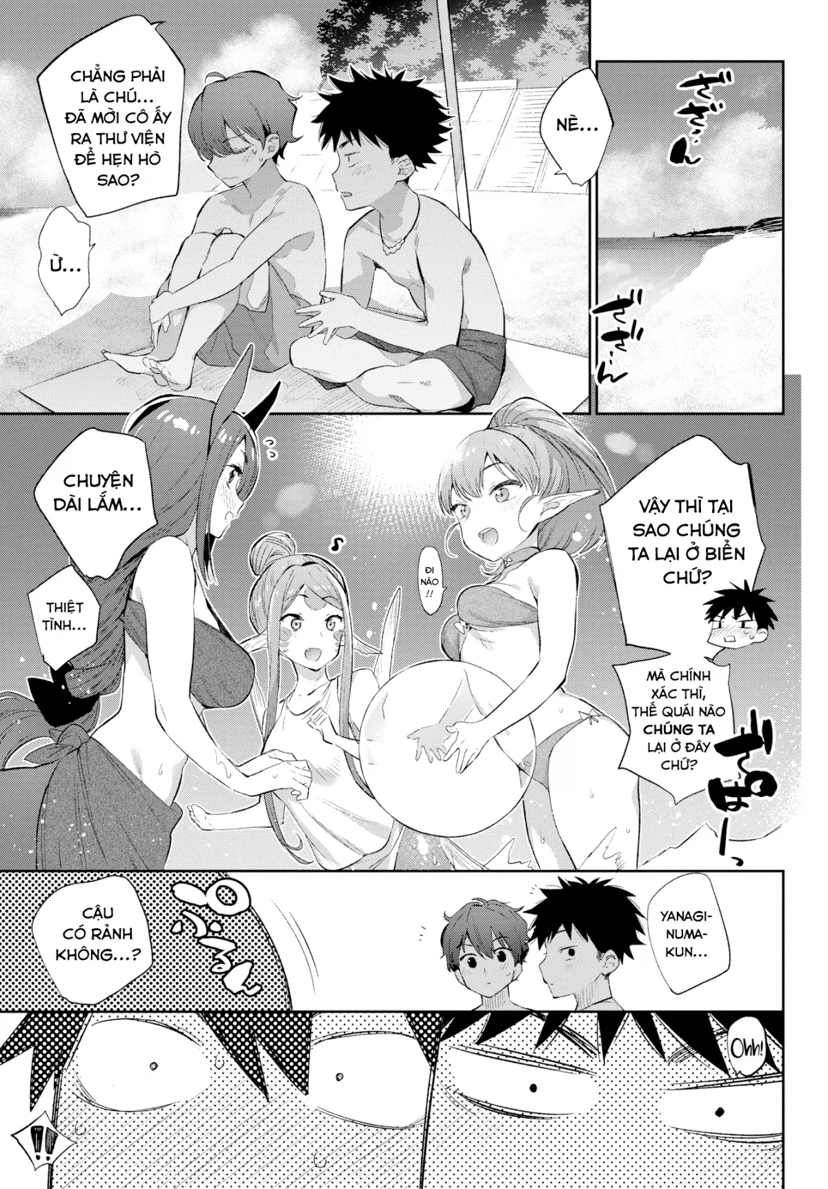 HentaiVN.net - Ảnh 21 - Chuyện tình những nàng bán nhân [Monster Romance] - Chap 3