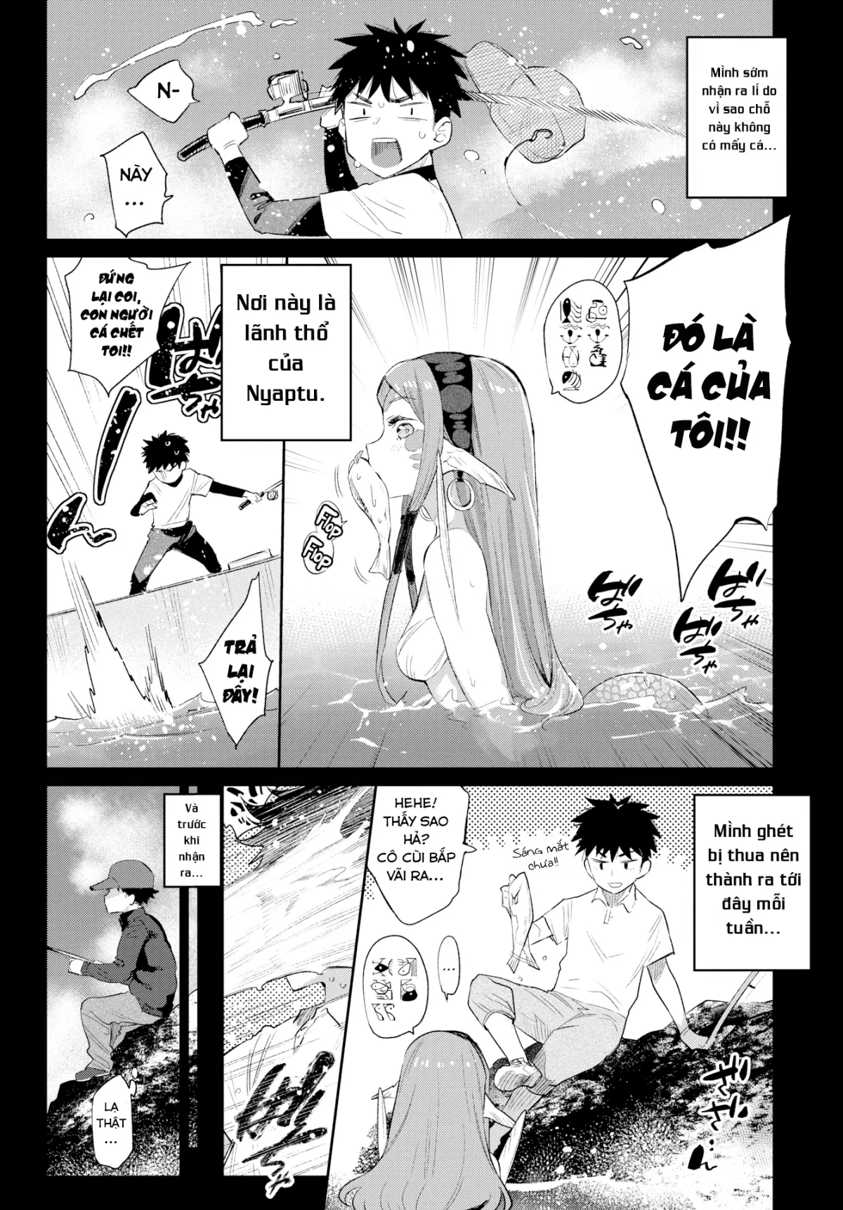 HentaiVN.net - Ảnh 5 - Chuyện tình những nàng bán nhân [Monster Romance] - Chap 3