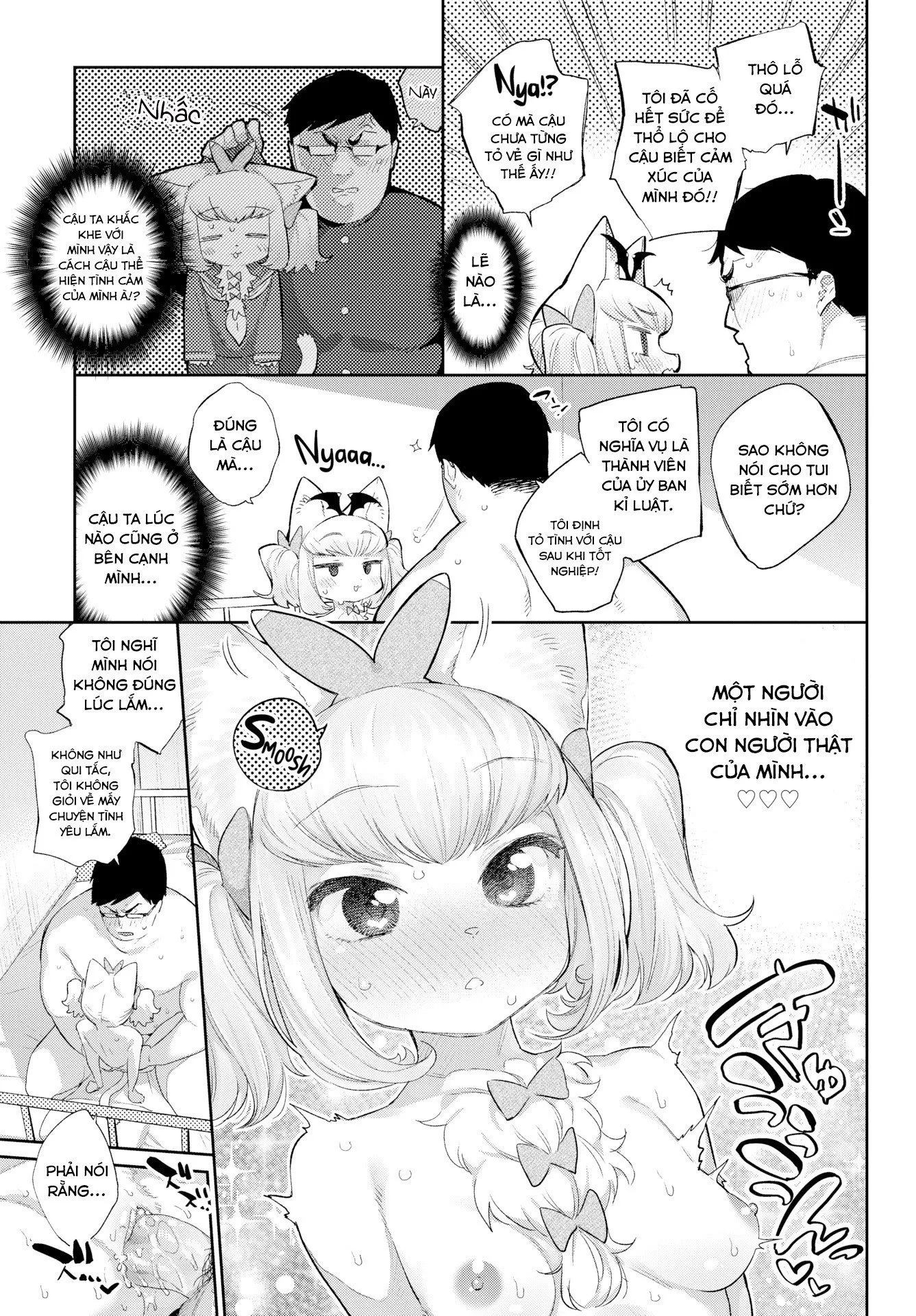 HentaiVN.net - Ảnh 20 - Chuyện tình những nàng bán nhân [Monster Romance] - Chap 4