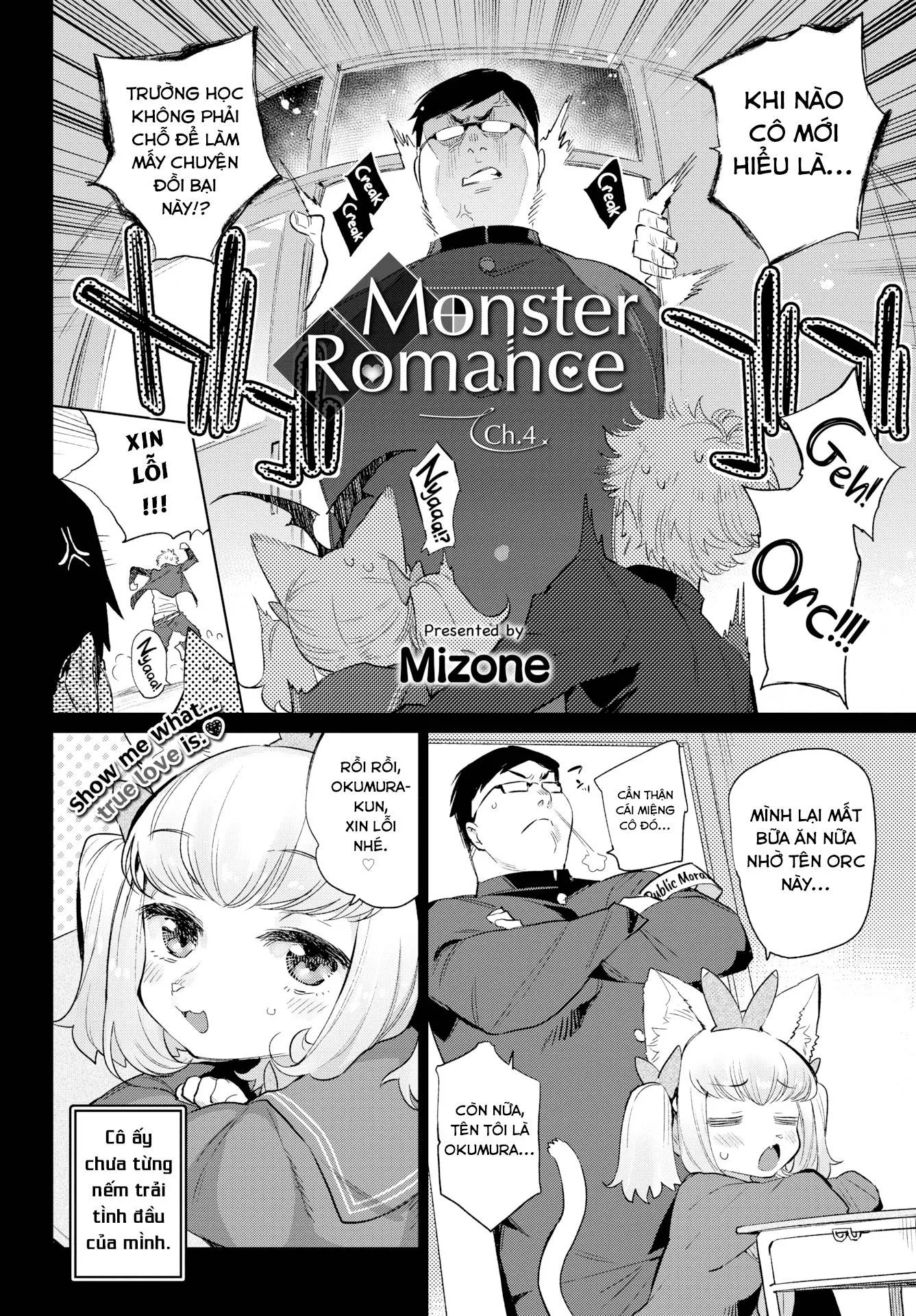 HentaiVN.net - Ảnh 3 - Chuyện tình những nàng bán nhân [Monster Romance] - Chap 4
