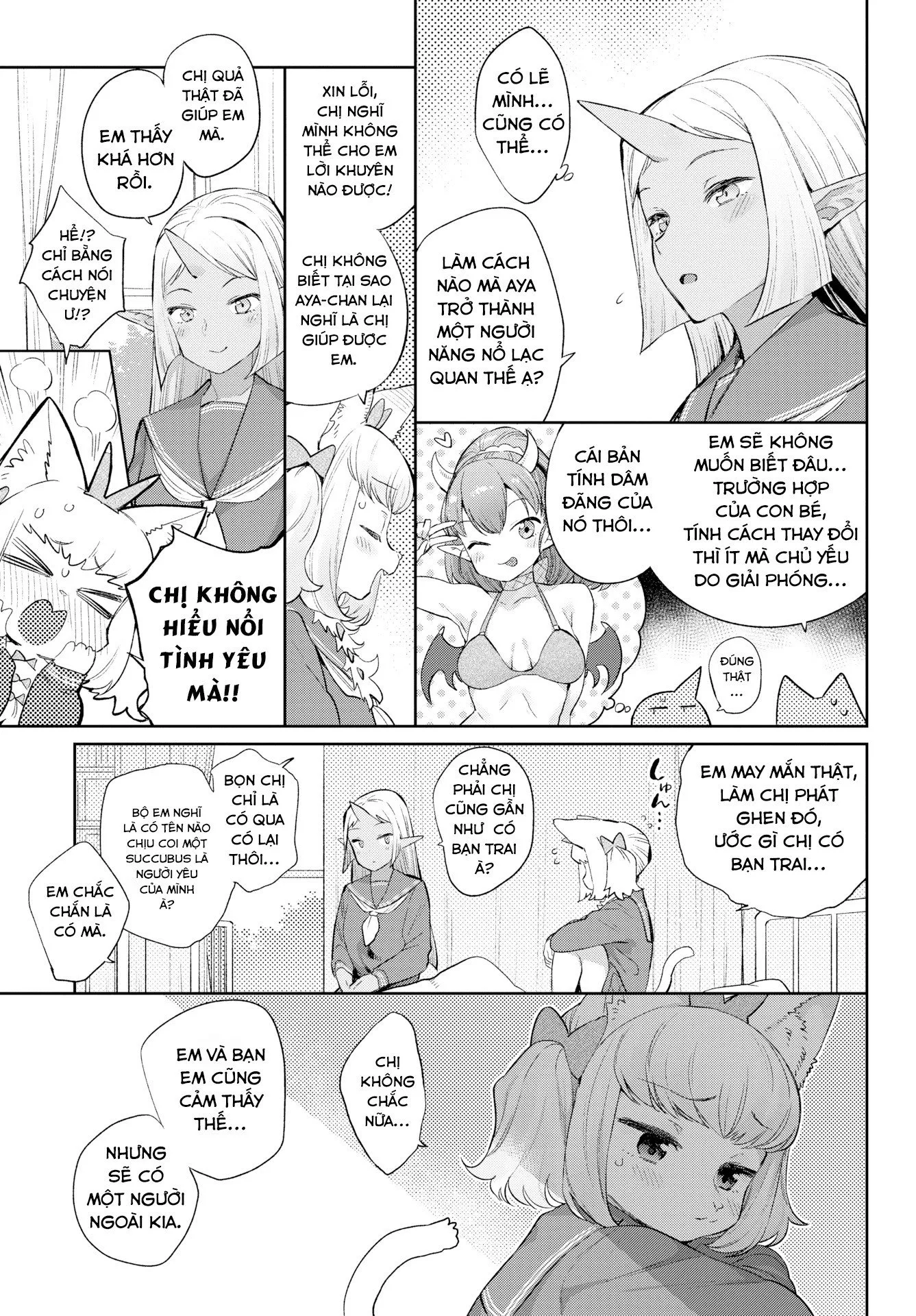 HentaiVN.net - Ảnh 6 - Chuyện tình những nàng bán nhân [Monster Romance] - Chap 4