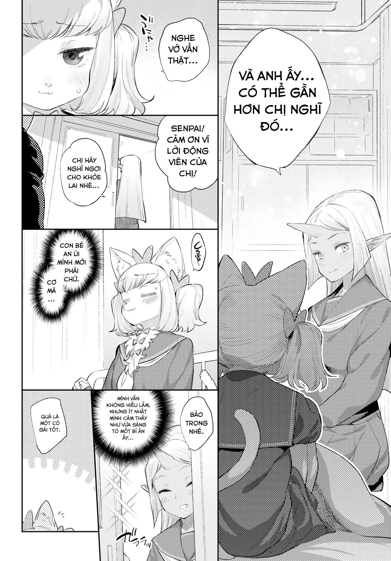 HentaiVN.net - Ảnh 7 - Chuyện tình những nàng bán nhân [Monster Romance] - Chap 4