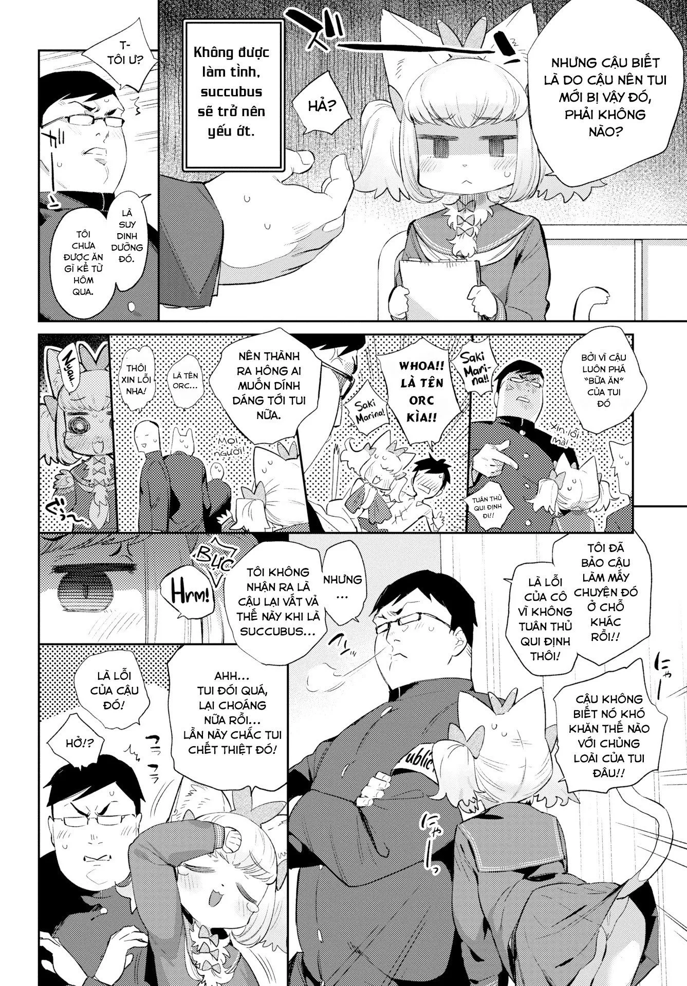HentaiVN.net - Ảnh 9 - Chuyện tình những nàng bán nhân [Monster Romance] - Chap 4