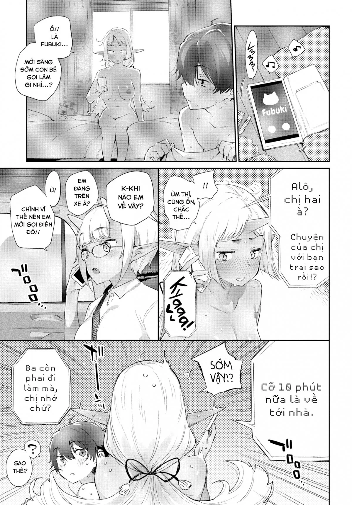 HentaiVN.net - Ảnh 23 - Chuyện tình những nàng bán nhân [Monster Romance] - Chap 6