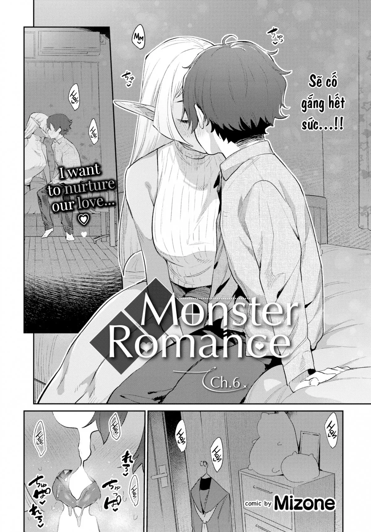 HentaiVN.net - Ảnh 3 - Chuyện tình những nàng bán nhân [Monster Romance] - Chap 6