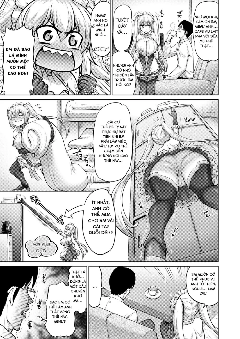 HentaiVN.net - Ảnh 4 - I Love Your Mini Huge Self! - Oneshot